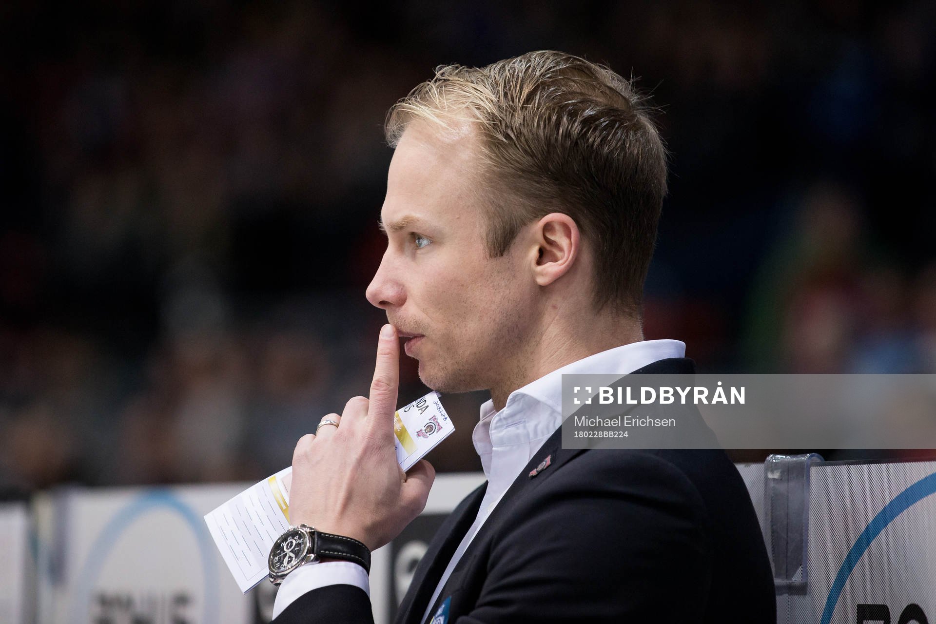 Frölundas assisterande tränare Johan Lundskog