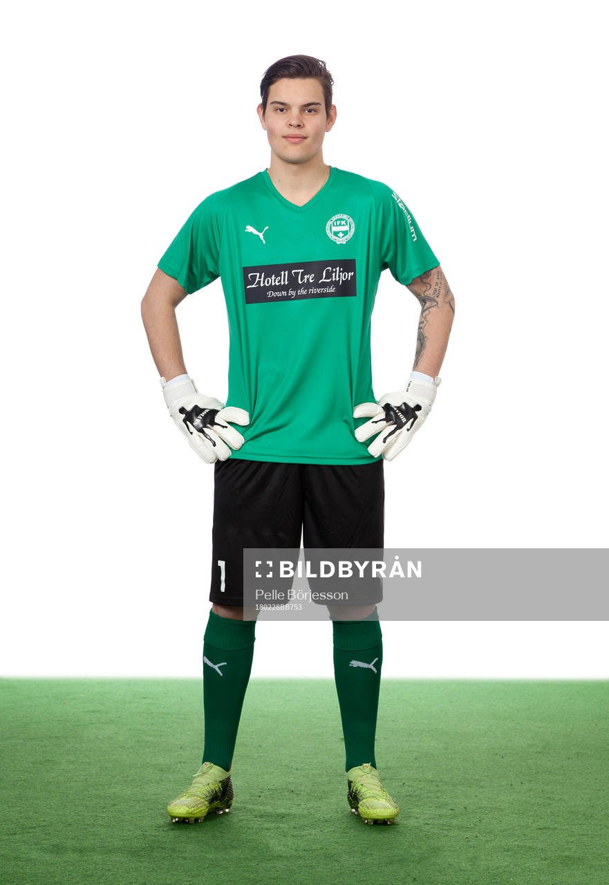 Värnamos målvakt Filip Eriksson
