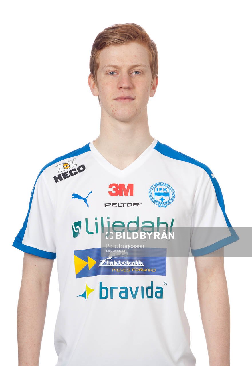 Värnamos Daniel Ask poserar för ett porträtt den 28 februari 2018 i Värnamo.
