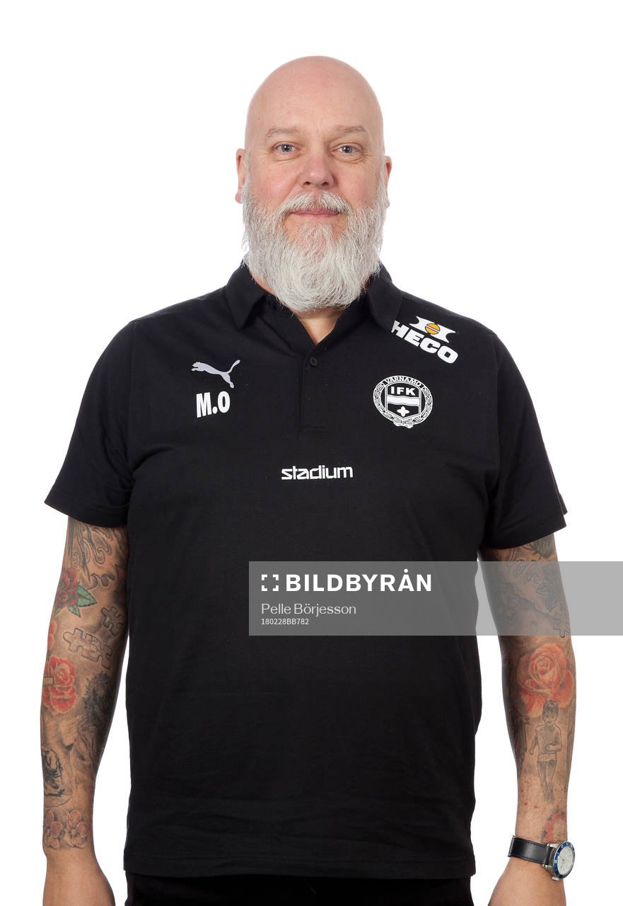 Värnamos tränare Magnus Olsson poserar för ett porträtt den 28 februari 2018 i Värnamo.