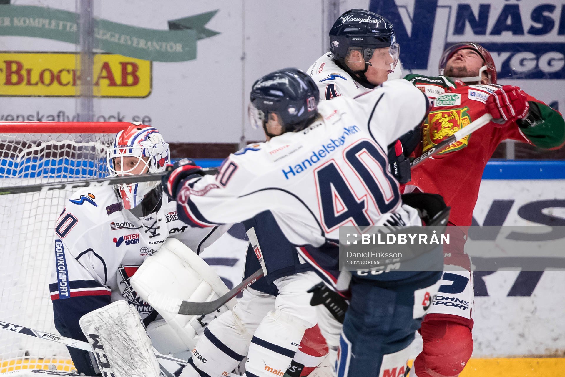 Linköpings Niclas Lundgren och Moras Jason Akeson