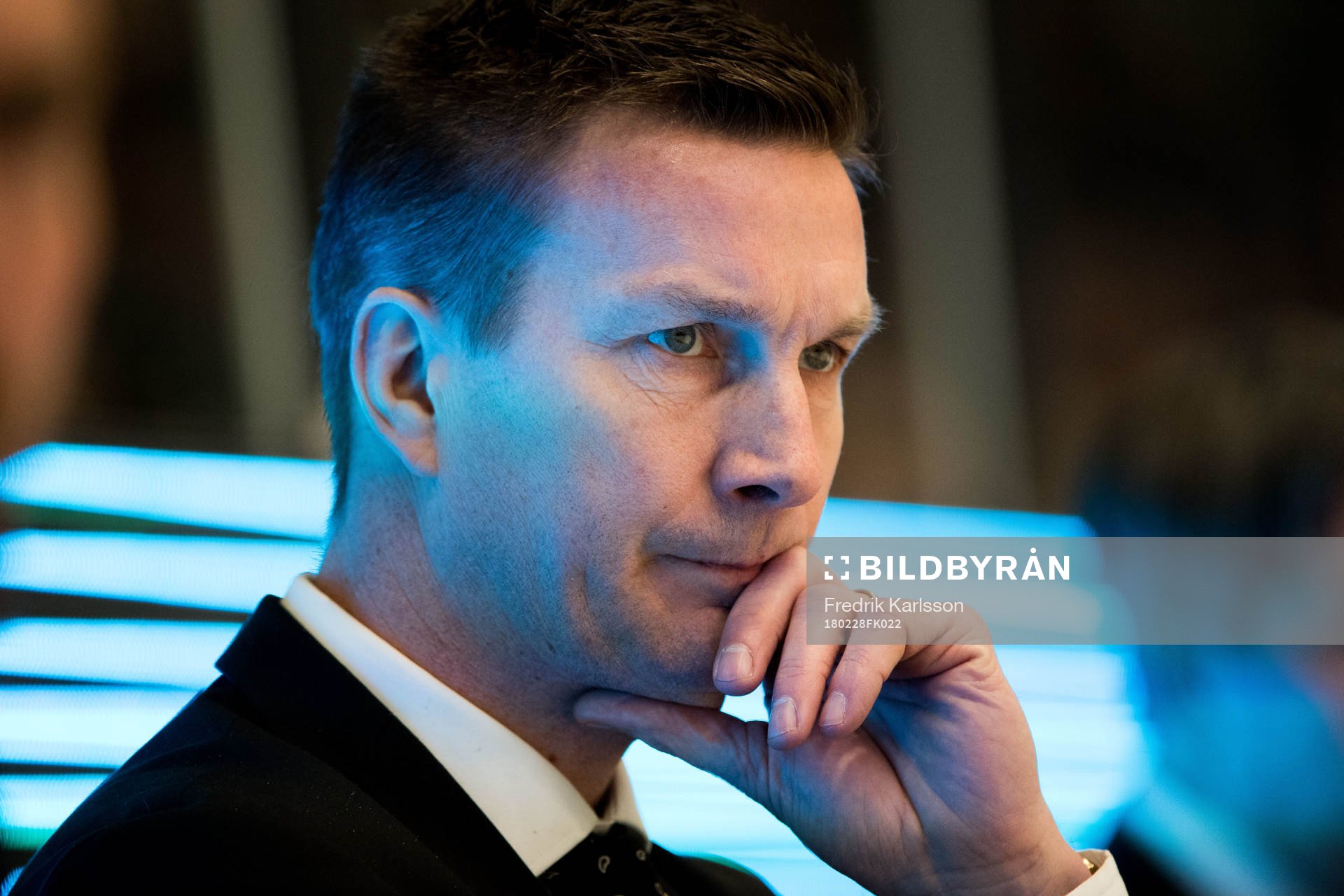 Färjestads tränare Johan Pennerborn