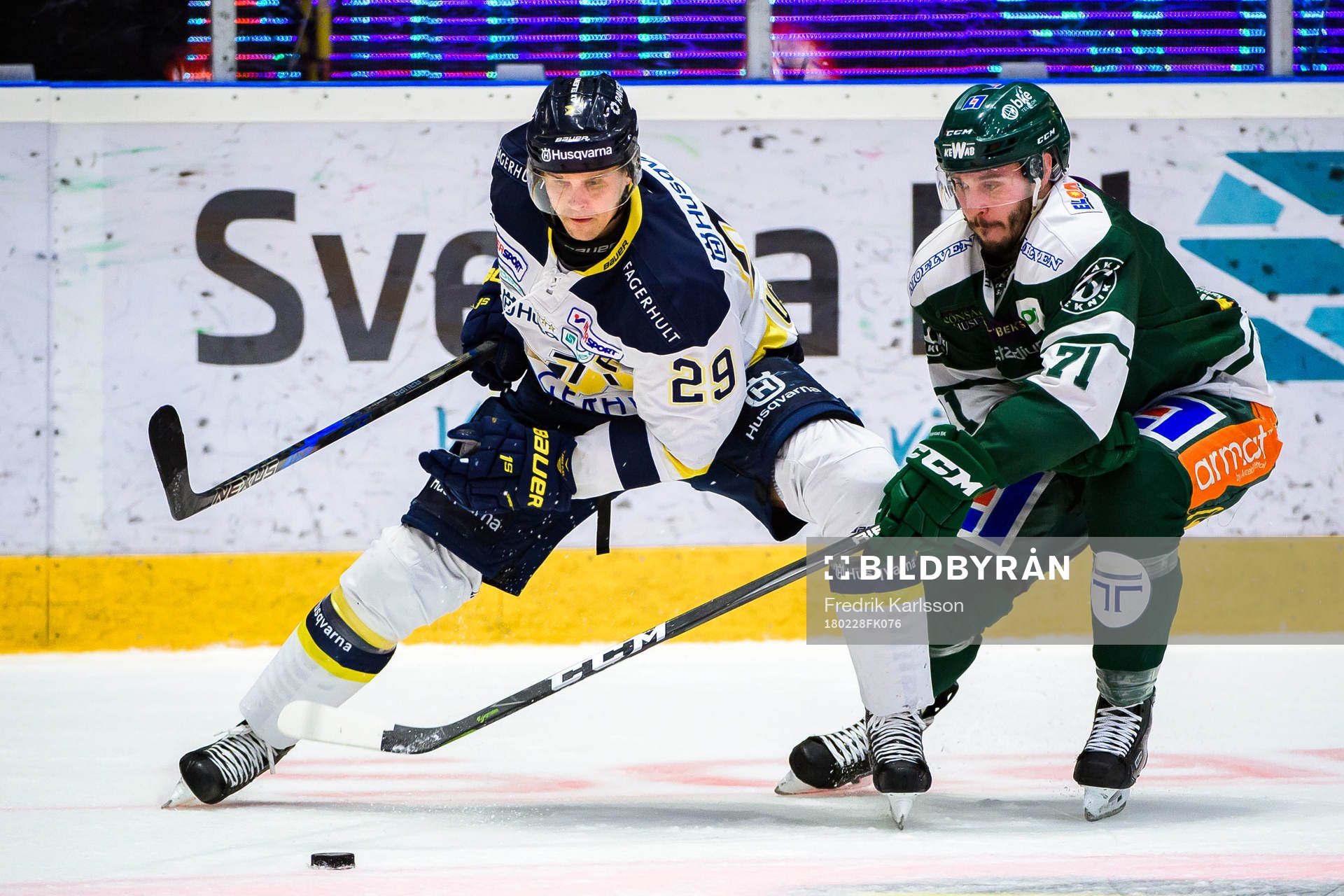 s David Ullström och Färjestads Jesse Virtanen