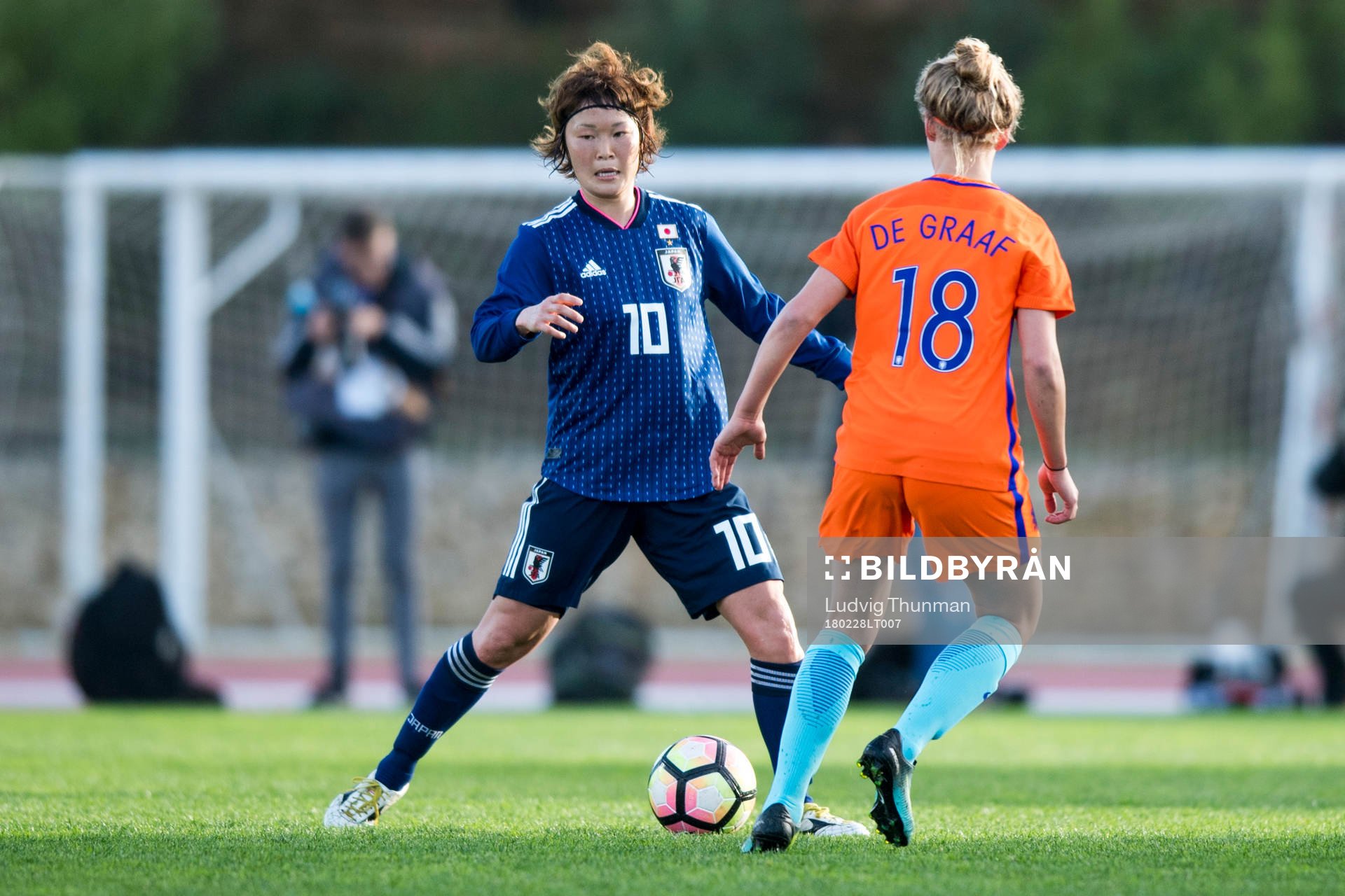 Japans Mizuho Sakaguchi och Nederländernas Esmee De Graaf