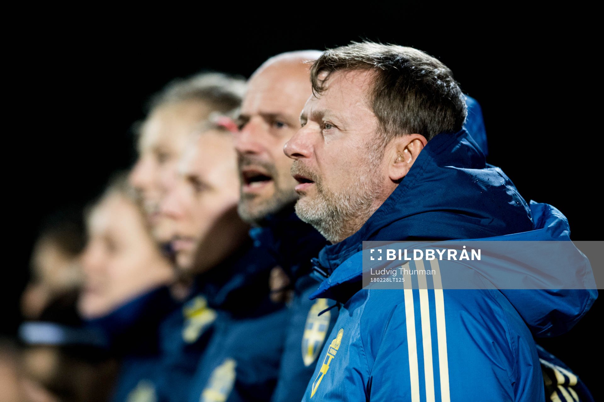 Sveriges förbundskapten Peter Gerhardsson