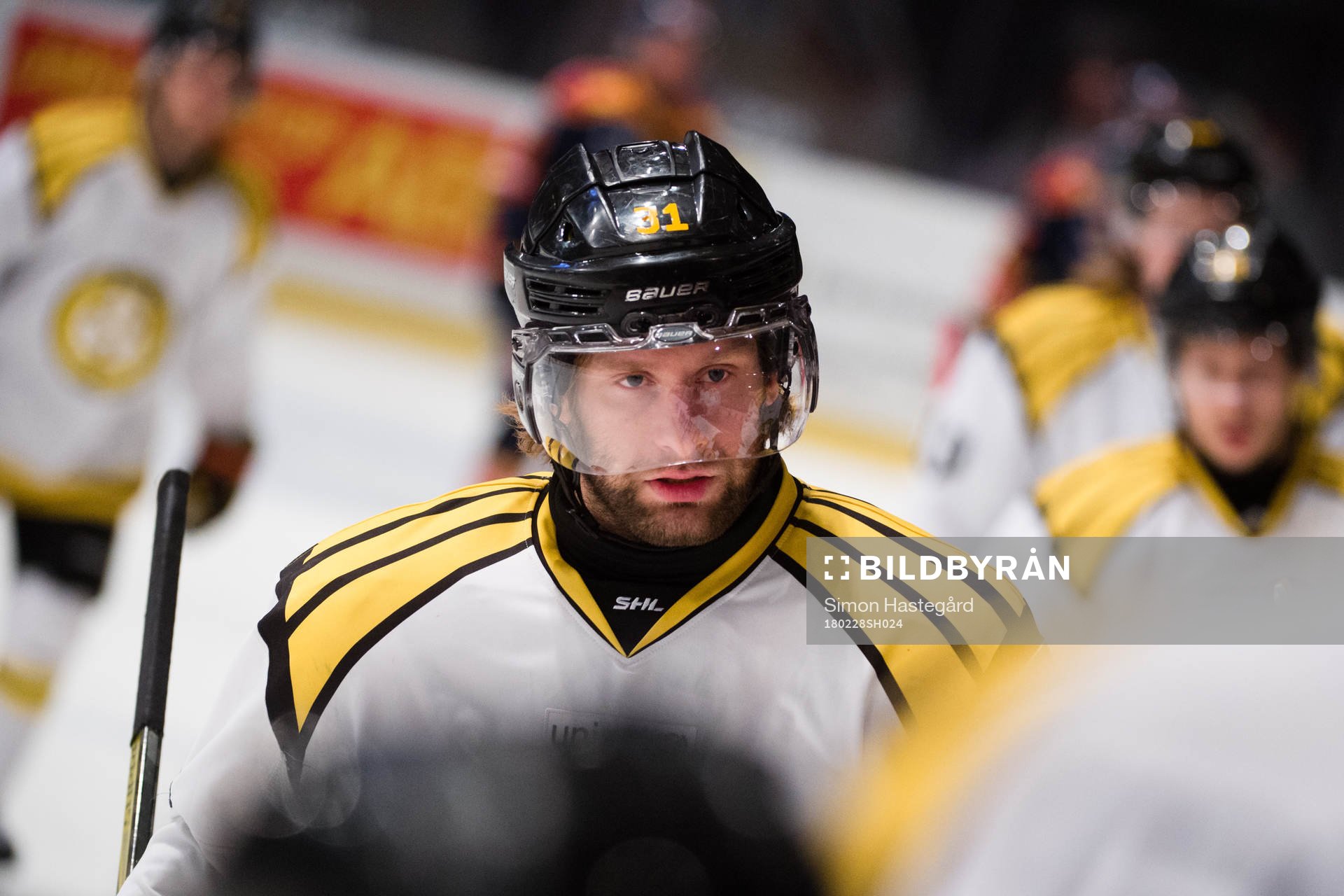 Brynäs Jonathan Granström jublar