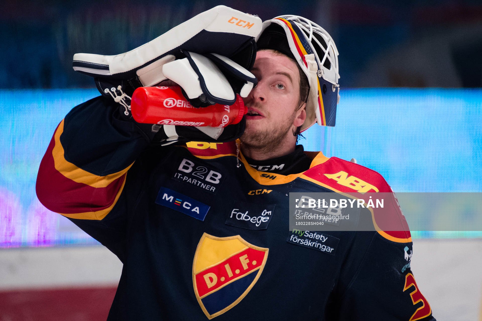 Djurgårdens målvakt Adam Reideborn