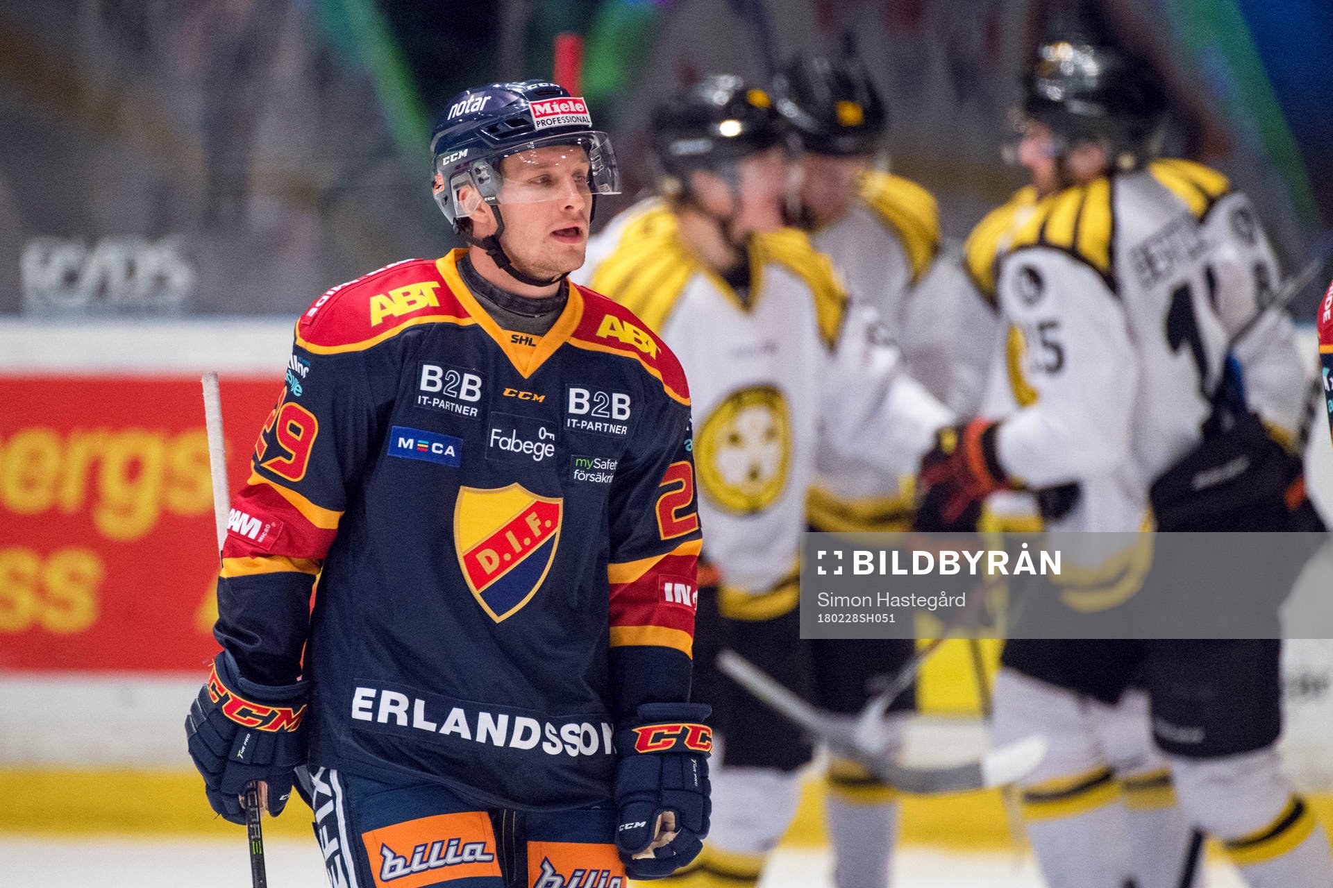 Djurgårdens Sebastian Strandberg deppar