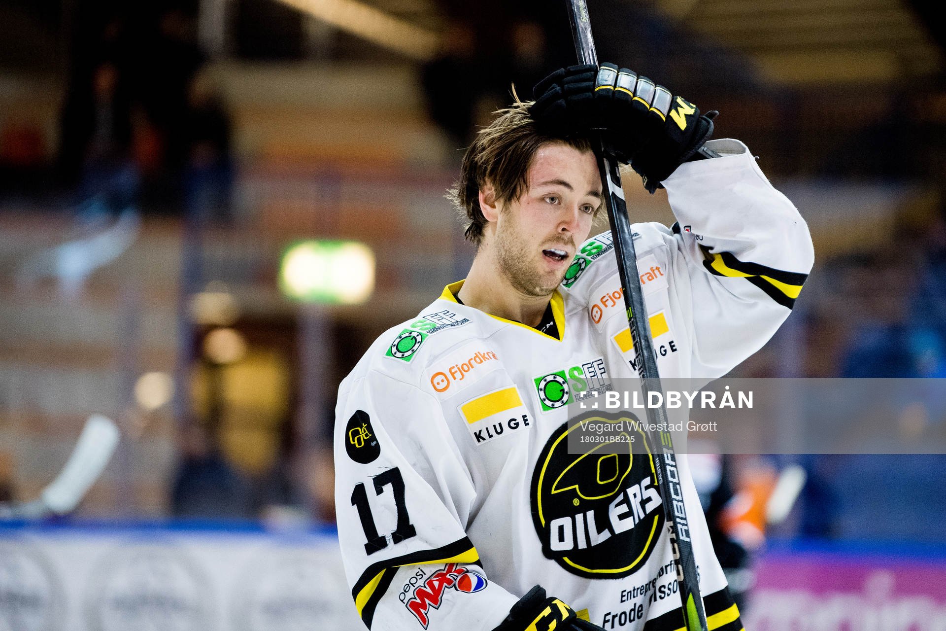 Eirik Østrem Salsten of Stavanger Oilers