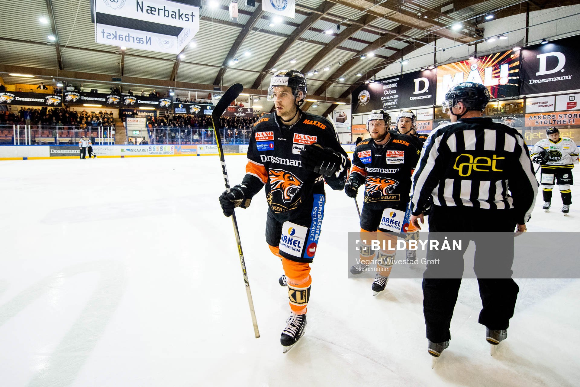 Mikkel Seiergren Christiansen of Frisk Asker celebrates