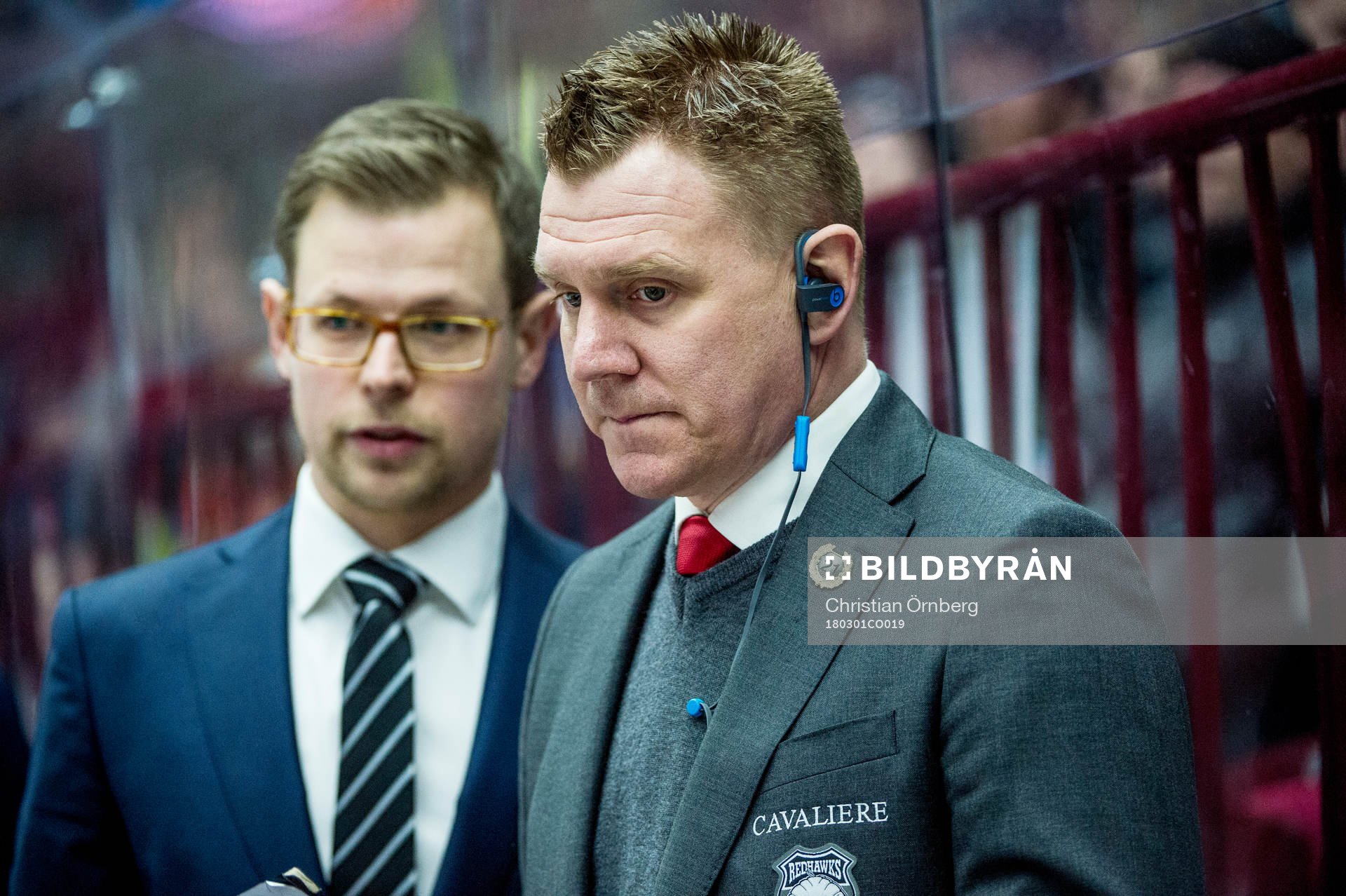 Malmö Redhawks assisterande tränare Martin Filander och