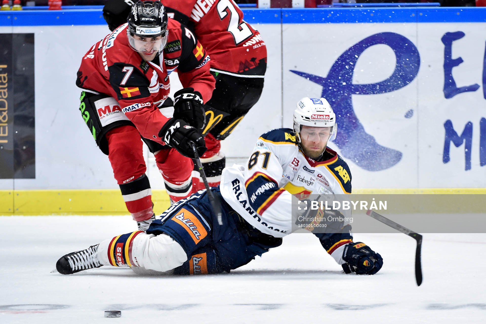 Malmö Redhawks Nils Andersson och Djurgårdens Calle
