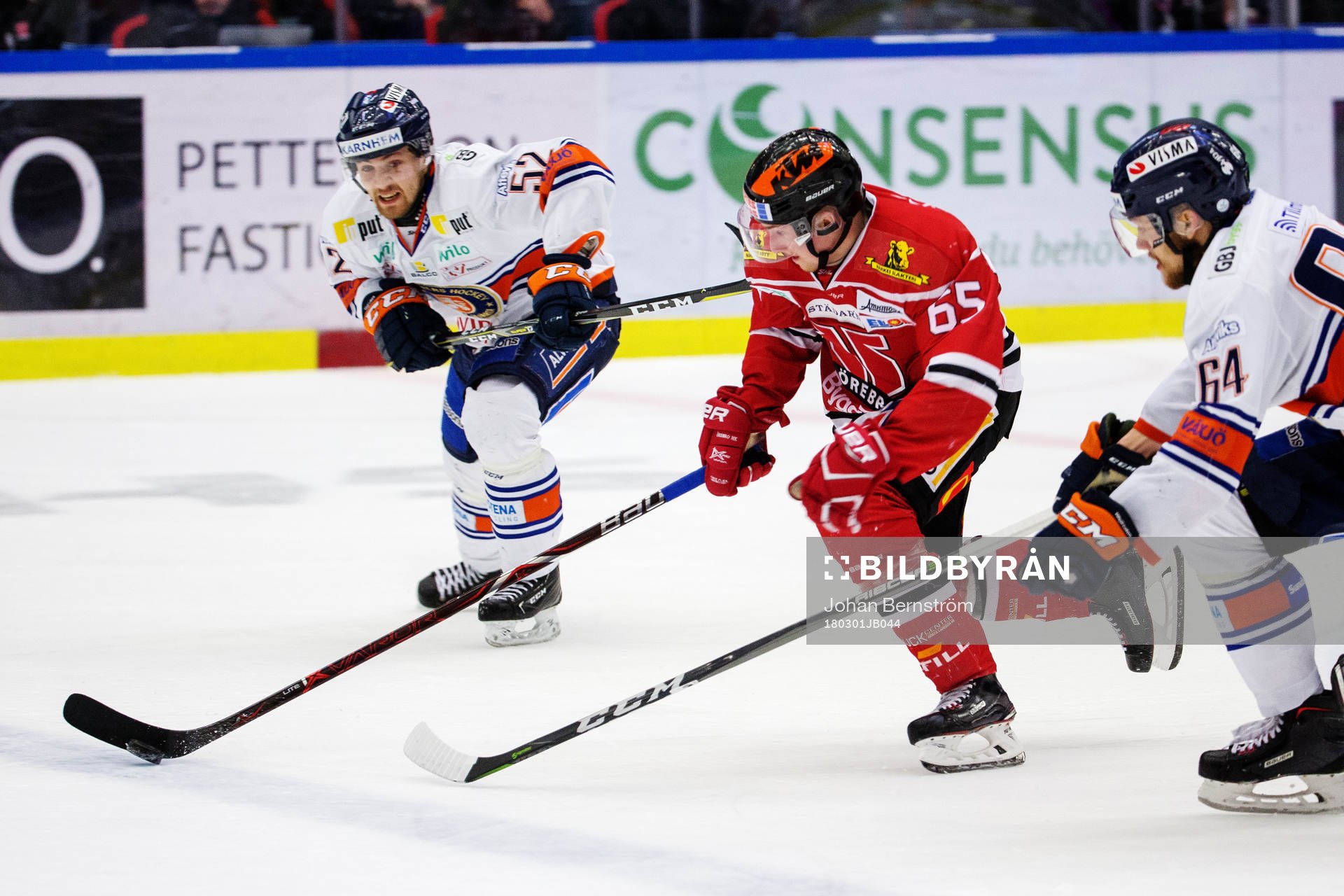Örebros Sakari Manninen och Växjös Arvid Lundberg samt