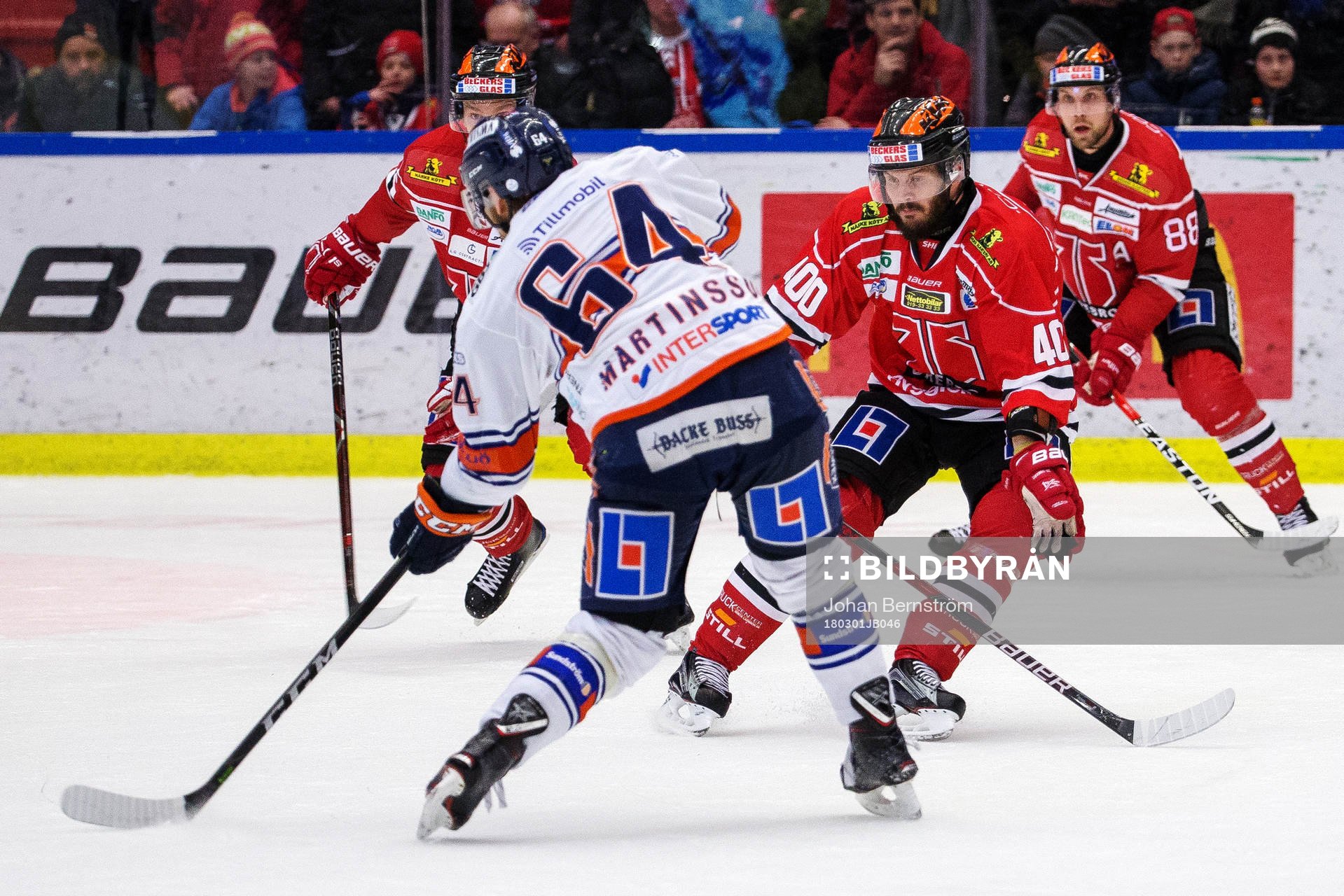 Växjös Eric Martinsson och Örebros Johan Wiklander