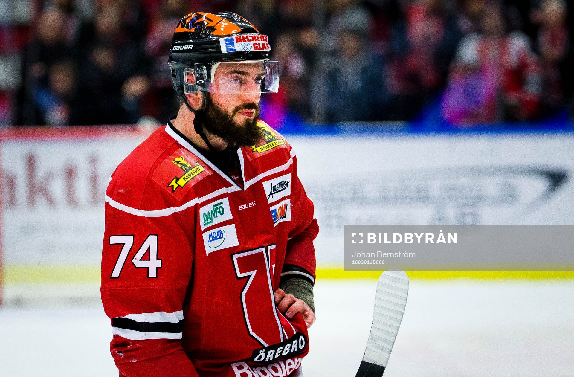 Örebros Nick Ebert deppar