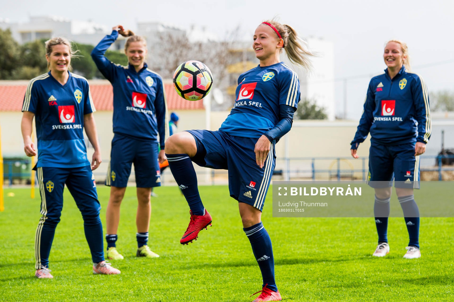 Hanna Glas, Hanna Folkesson, Fridolina Rolfö  och Mimmi