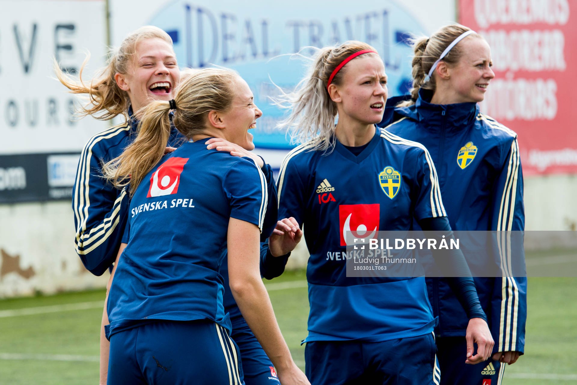 Magdalena Eriksson, Fridolina Rolfö , Hanna Glas och