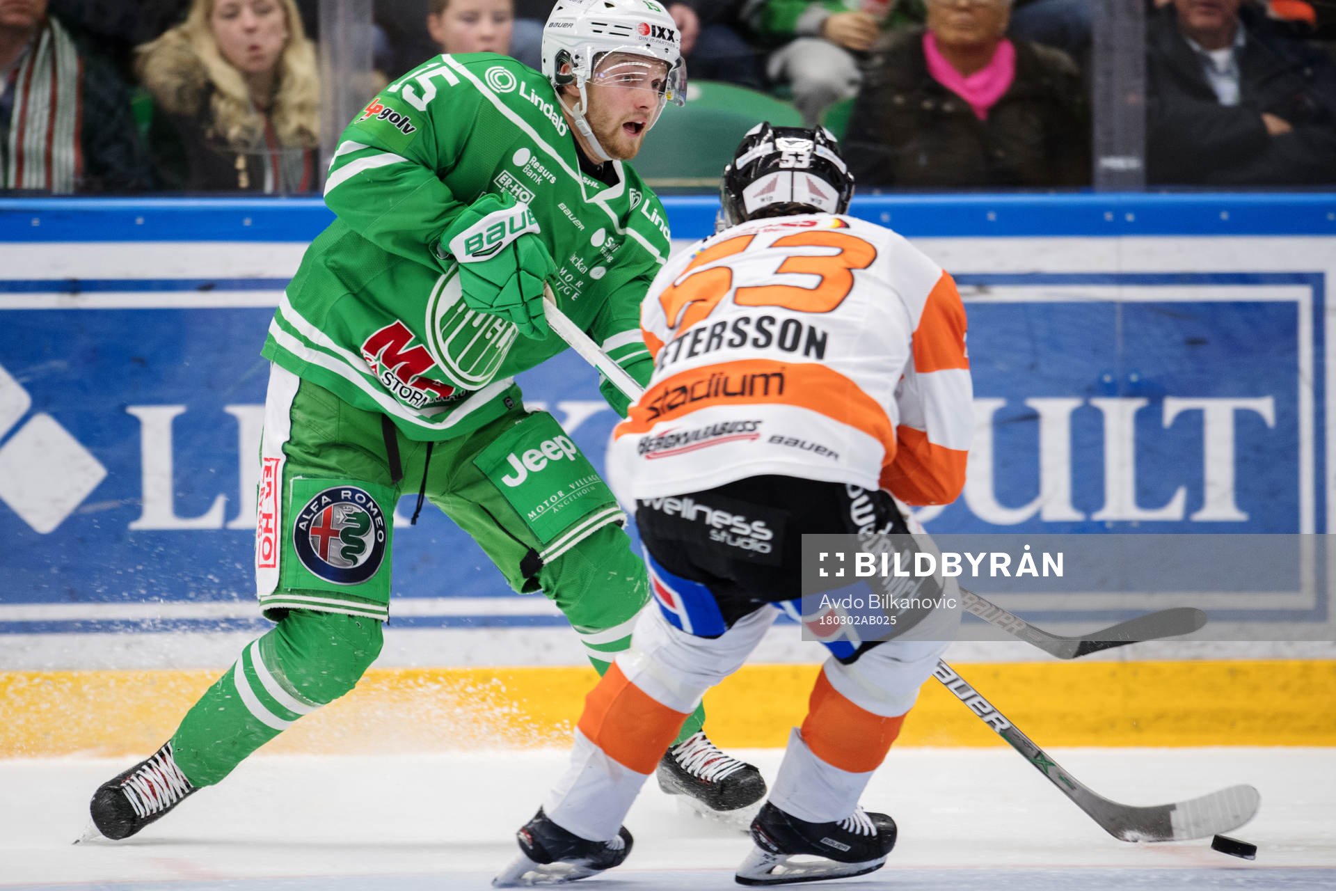 Rögles Simon Ryfors och Karlskronas Bobbo Petersson