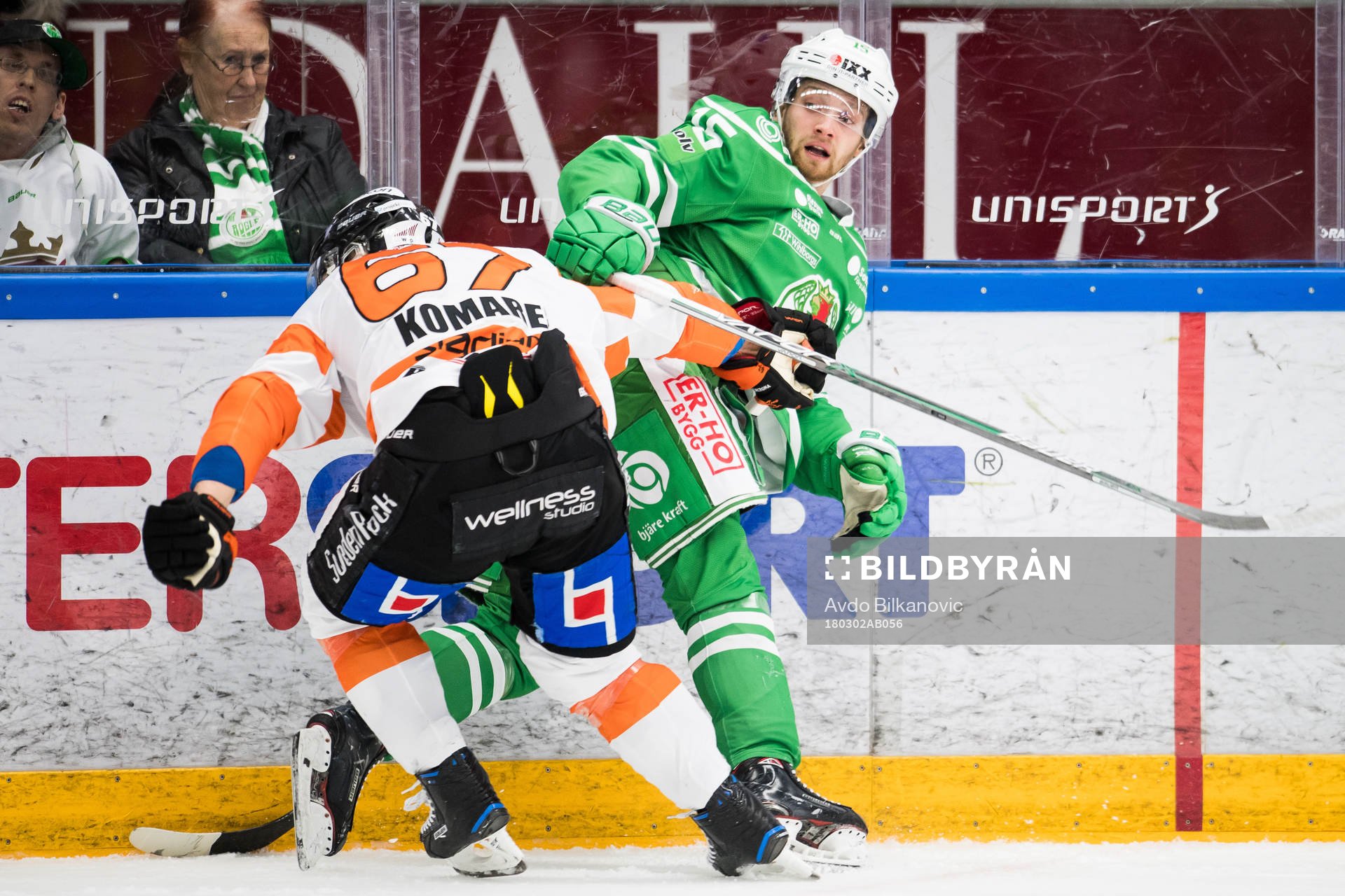 Rögles Simon Ryfors och Karlskronas Konstantin Komarek