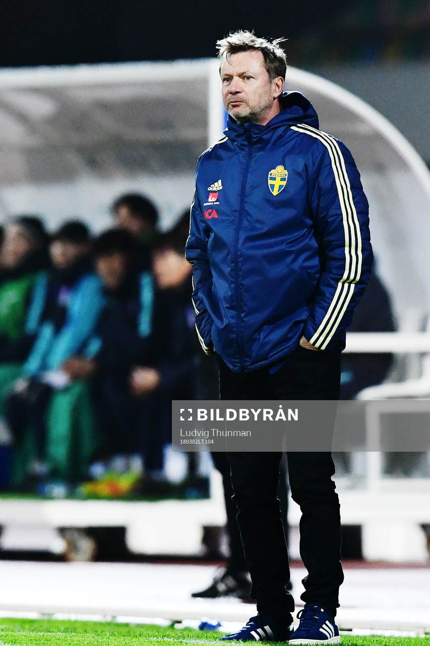 Sveriges förbundskapten Peter Gerhardsson