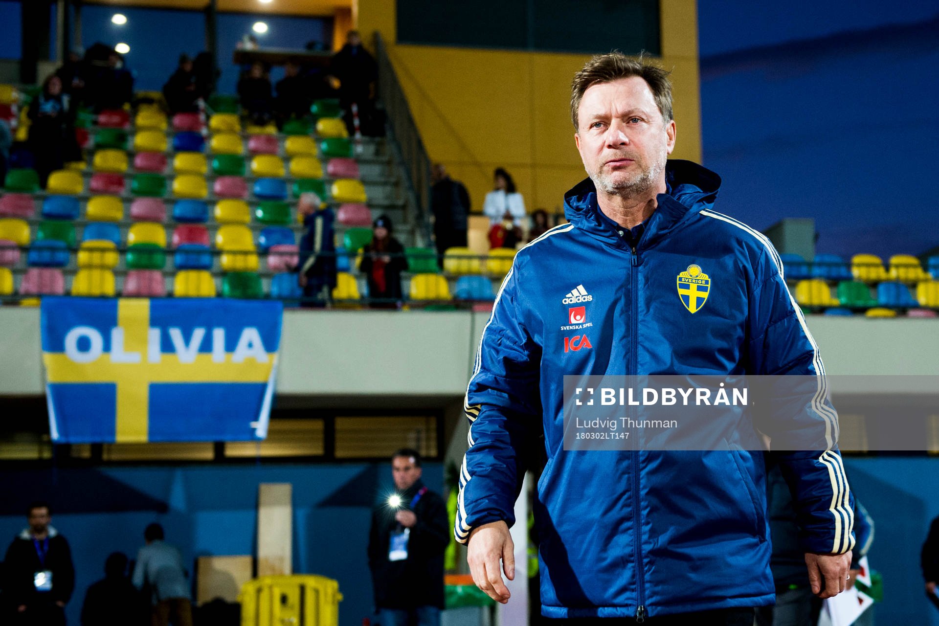 Sveriges förbundskapten Peter Gerhardsson