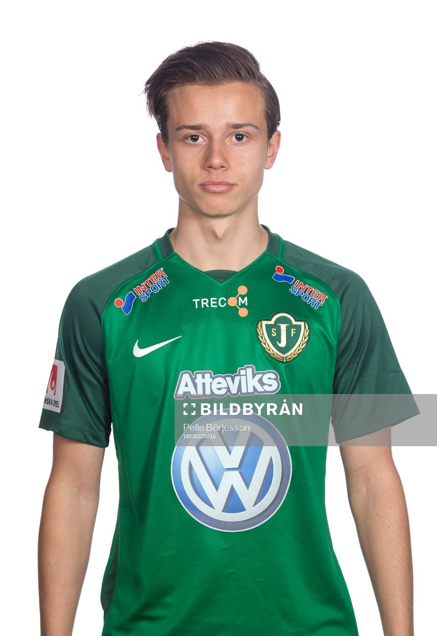 Jönköpings Benjamin Tannus poserar för ett porträtt den 2 mars 2018 i Jönköping.