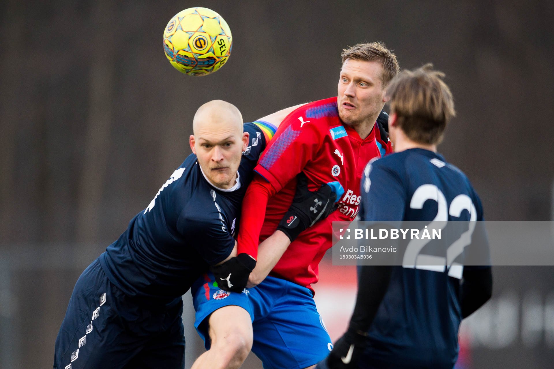 Helsingborgs Anda Runar Bjärnason mot Tvååkers Viktor