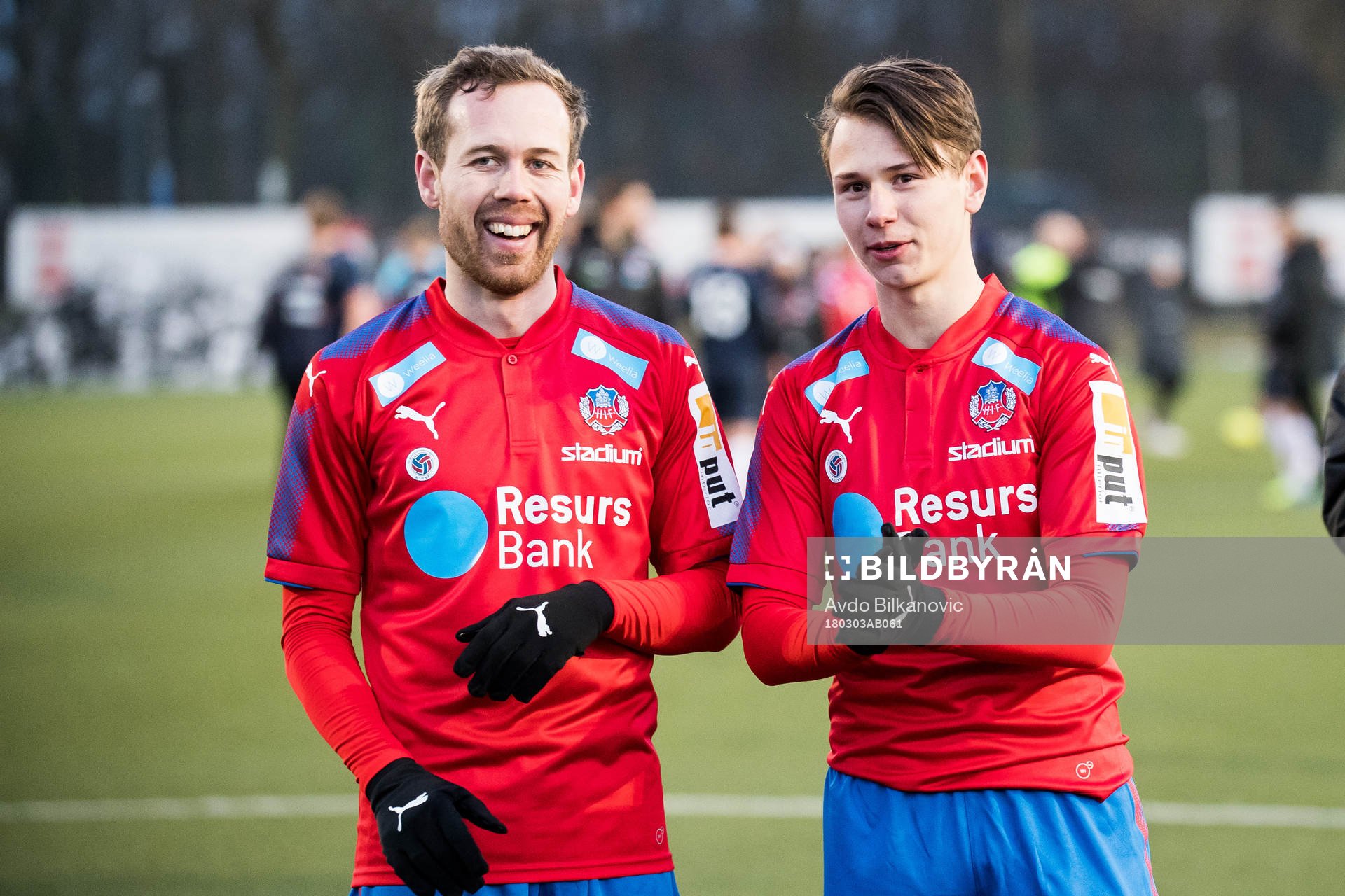 Helsingborgs Anders Randrup och Alex Timossi