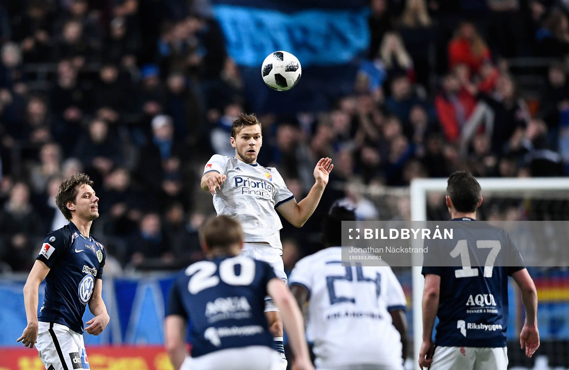 Djurgårdens Dzenis Kozica i fotbollsmatchen mellan
