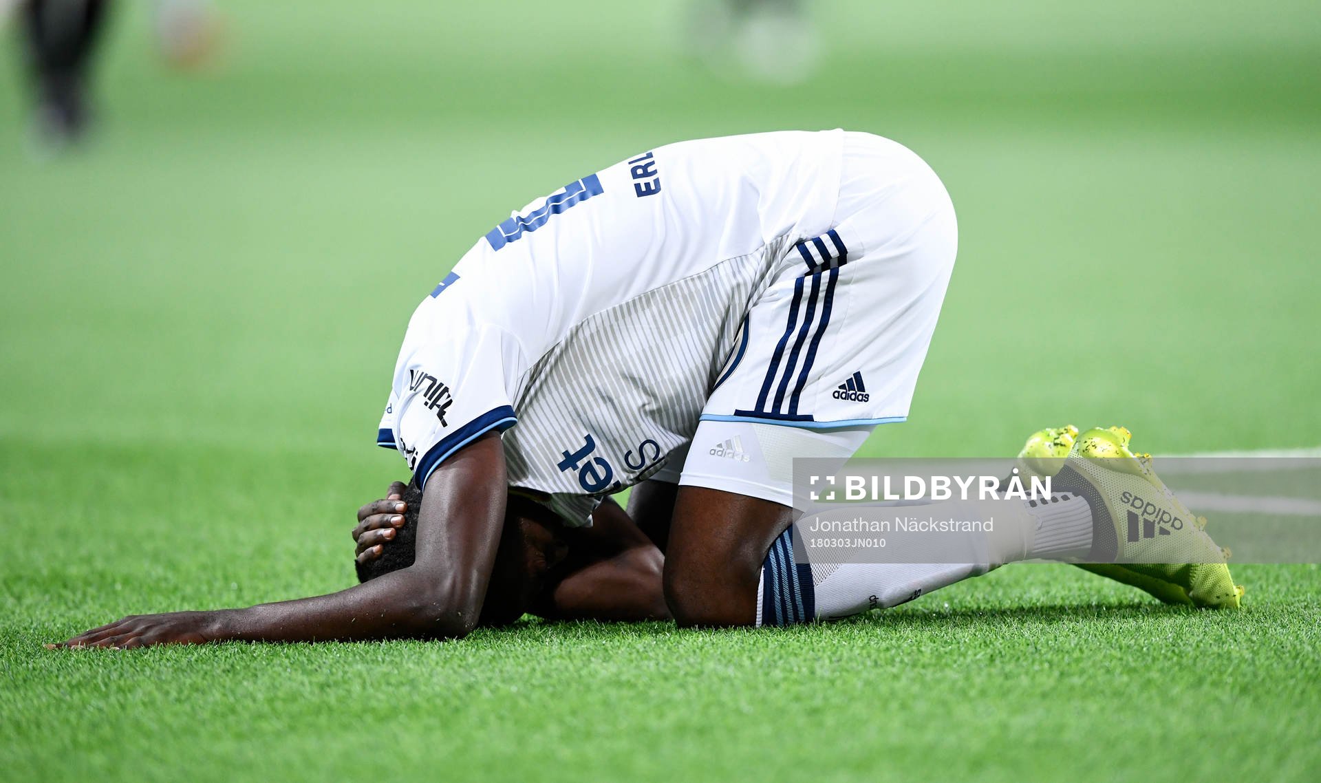 Djurgårdens Tinotenda Kadewere i fotbollsmatchen mellan