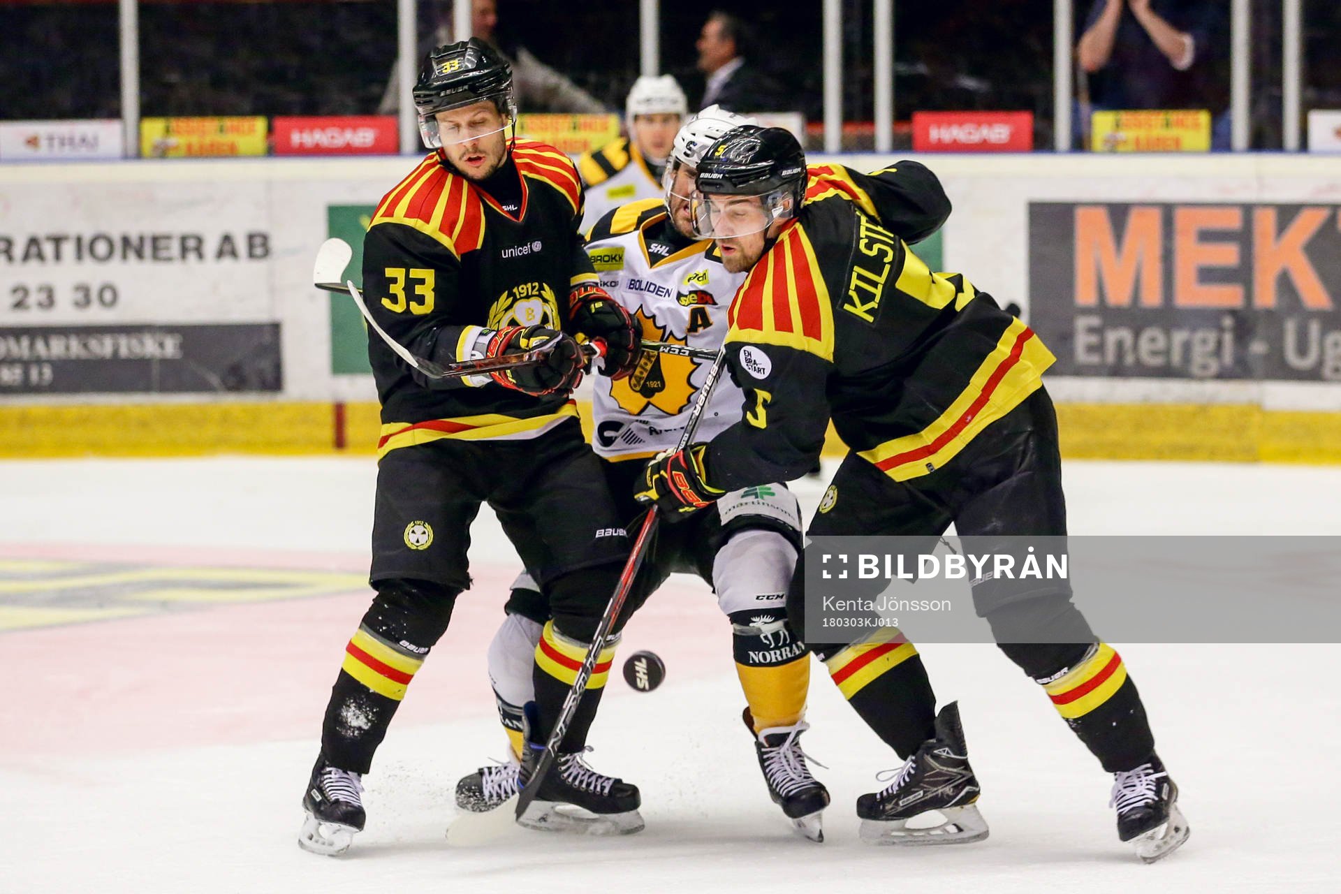 Brynäs Elias Fälth  och Lukas Kilström