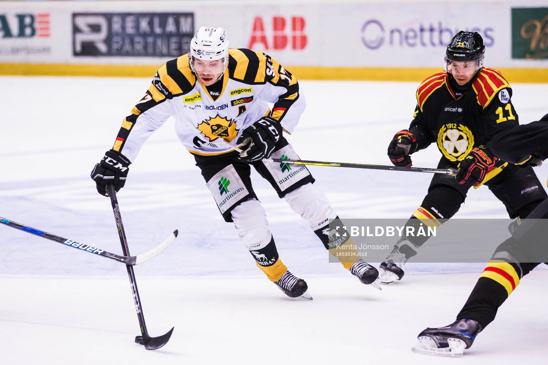 Skellefteås Pär Lindholm och Brynäs Kevin Clark
