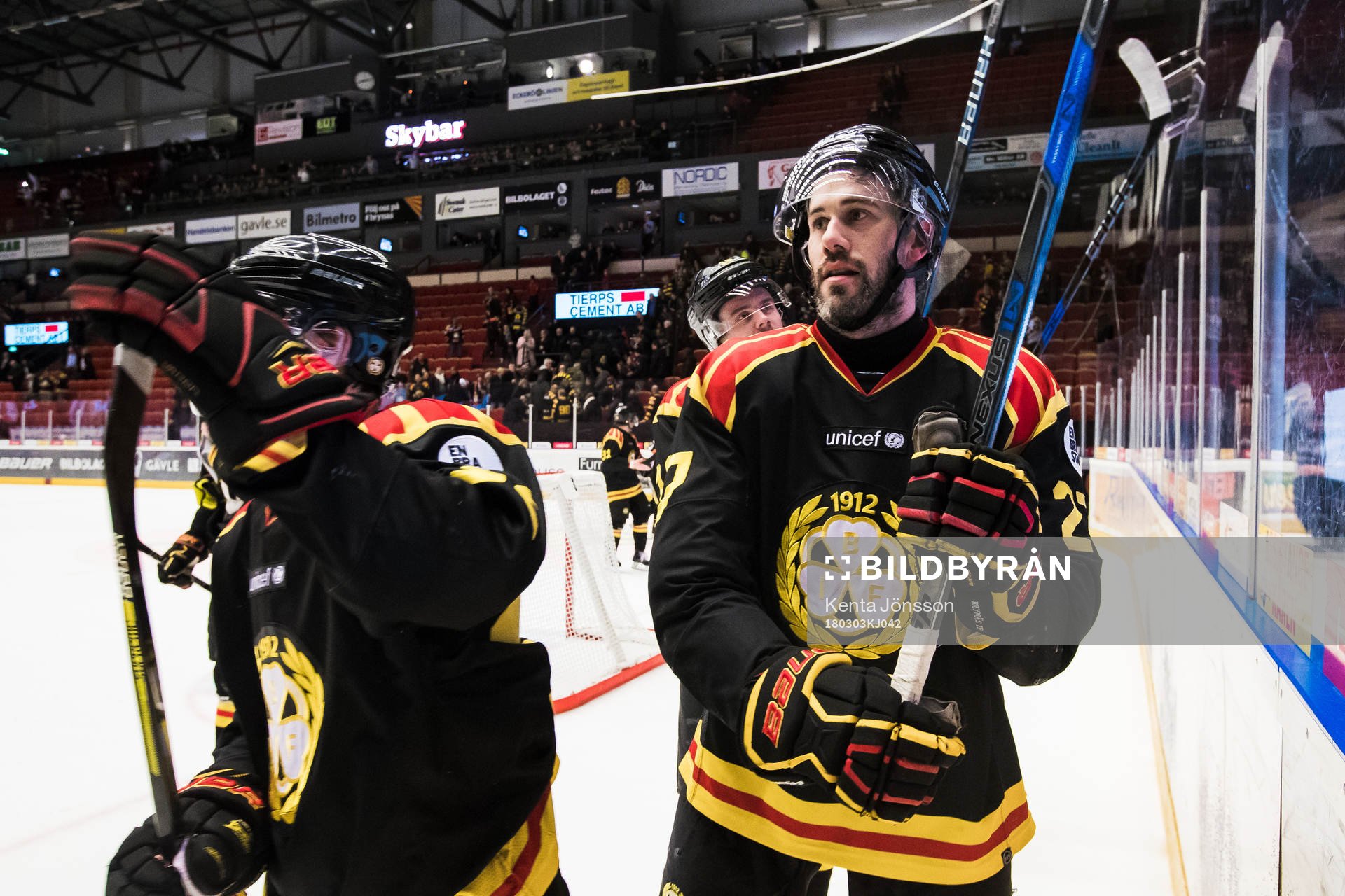 Brynäs Drew Miller jublar