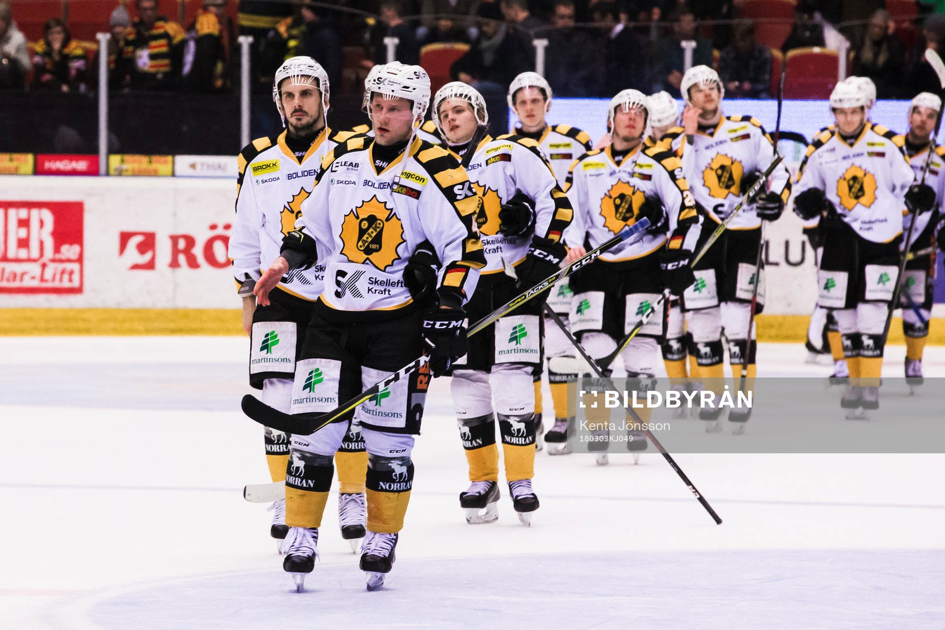 Skellefteås spelare deppar