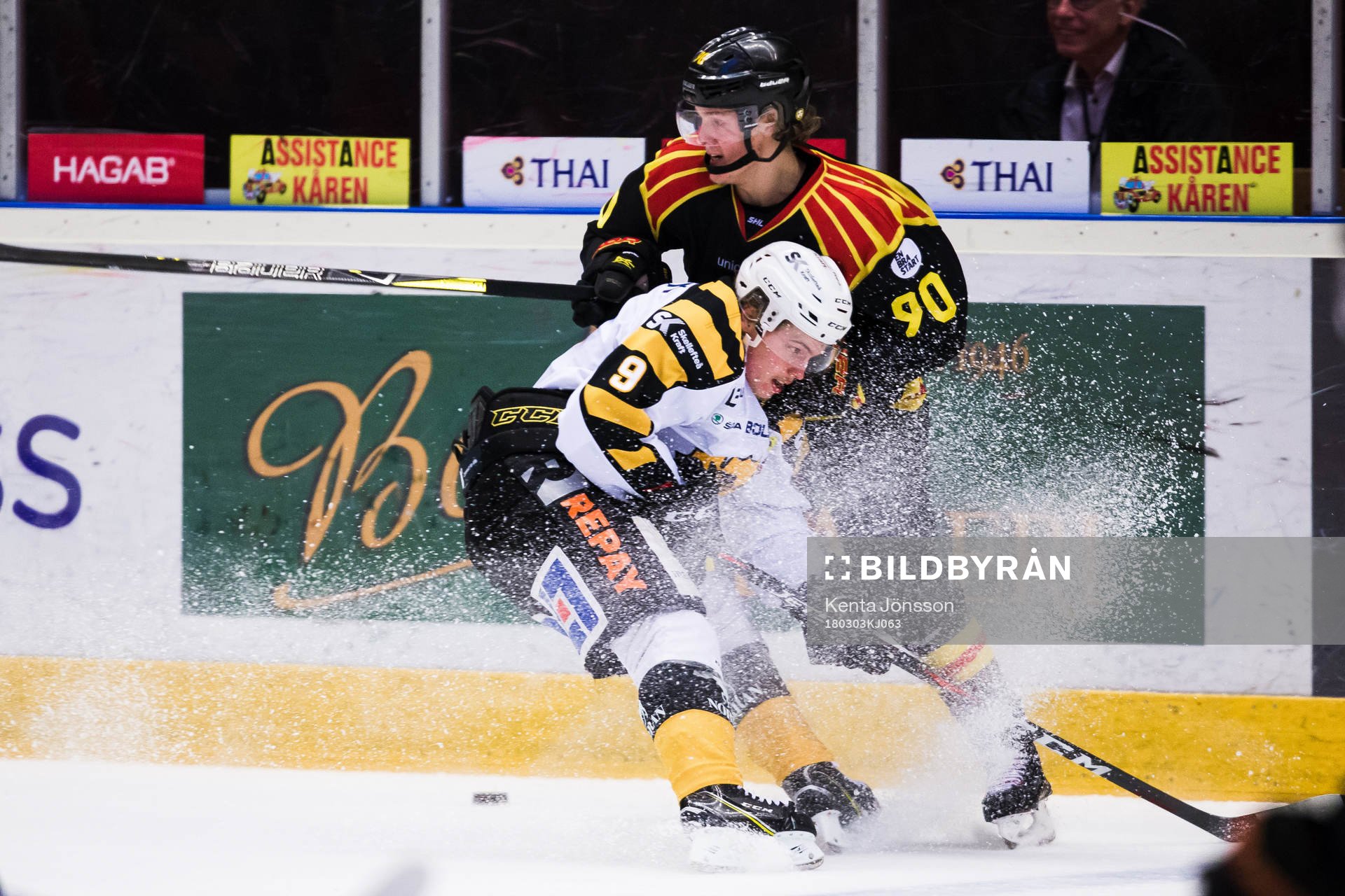 Skellefteås Tim Söderlund och Brynäs Jesper Boqvist