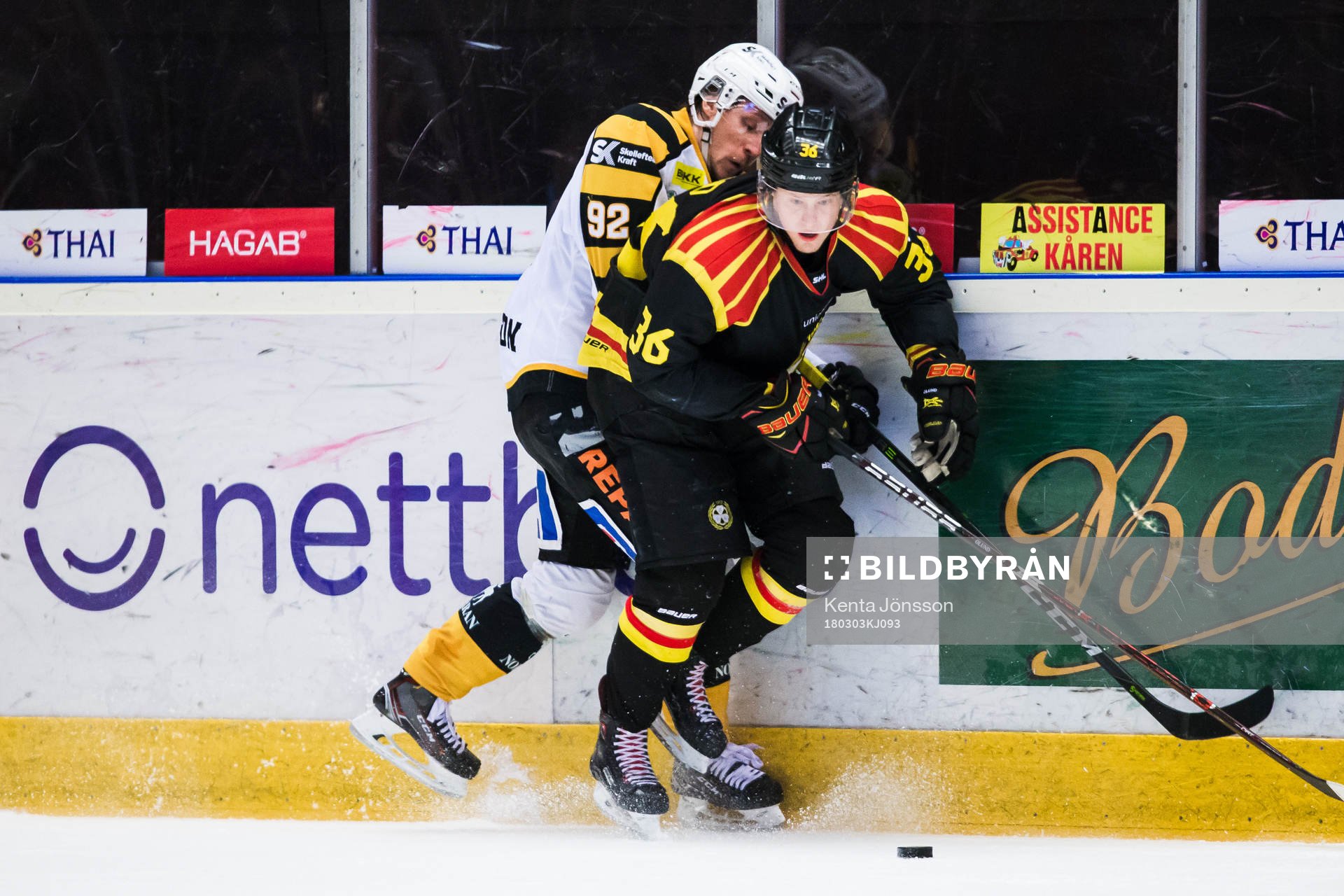 Brynäs Linus Ölund och Skellefteås Jesper Olofsson