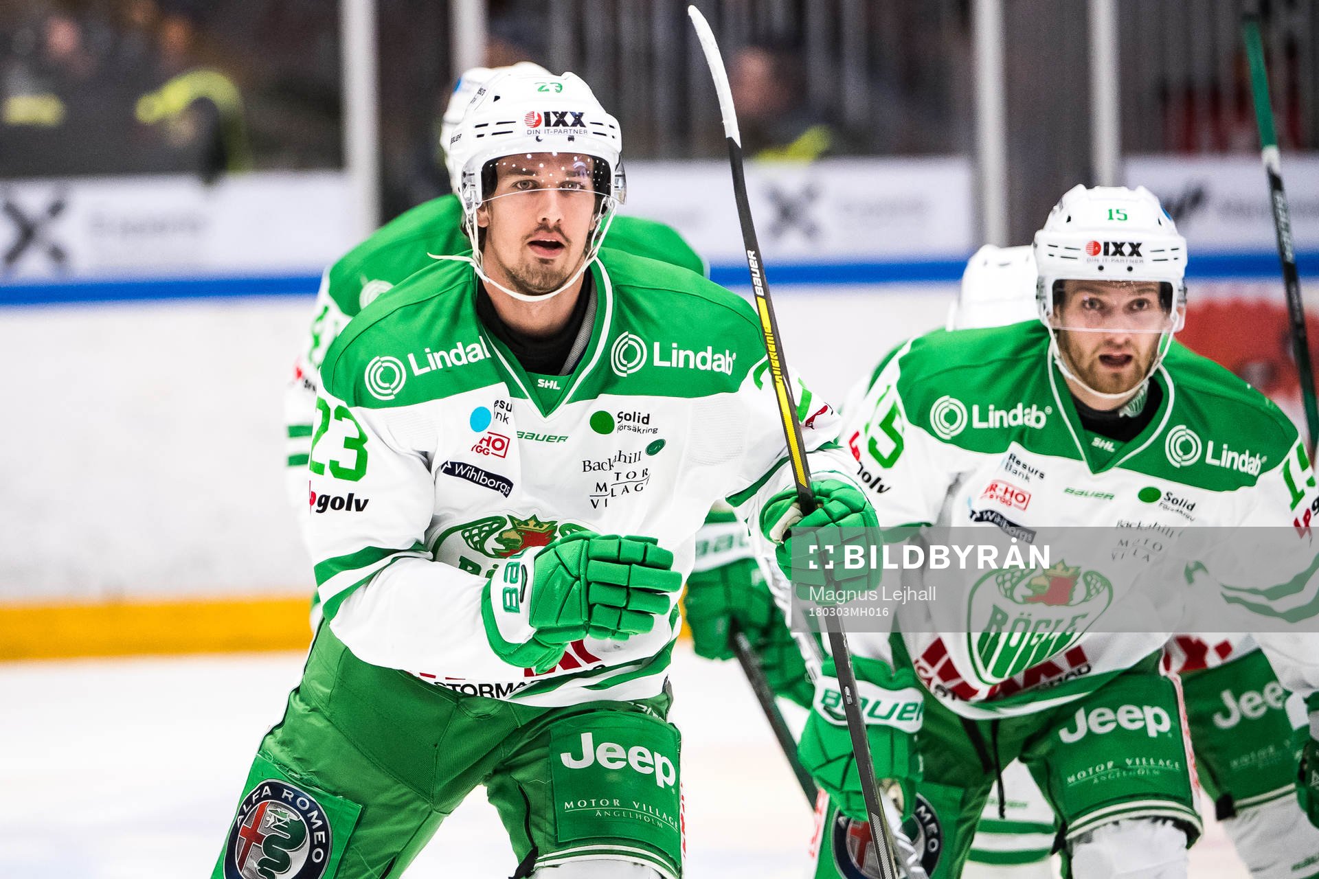 Rögles Daniel Sylwander jublar