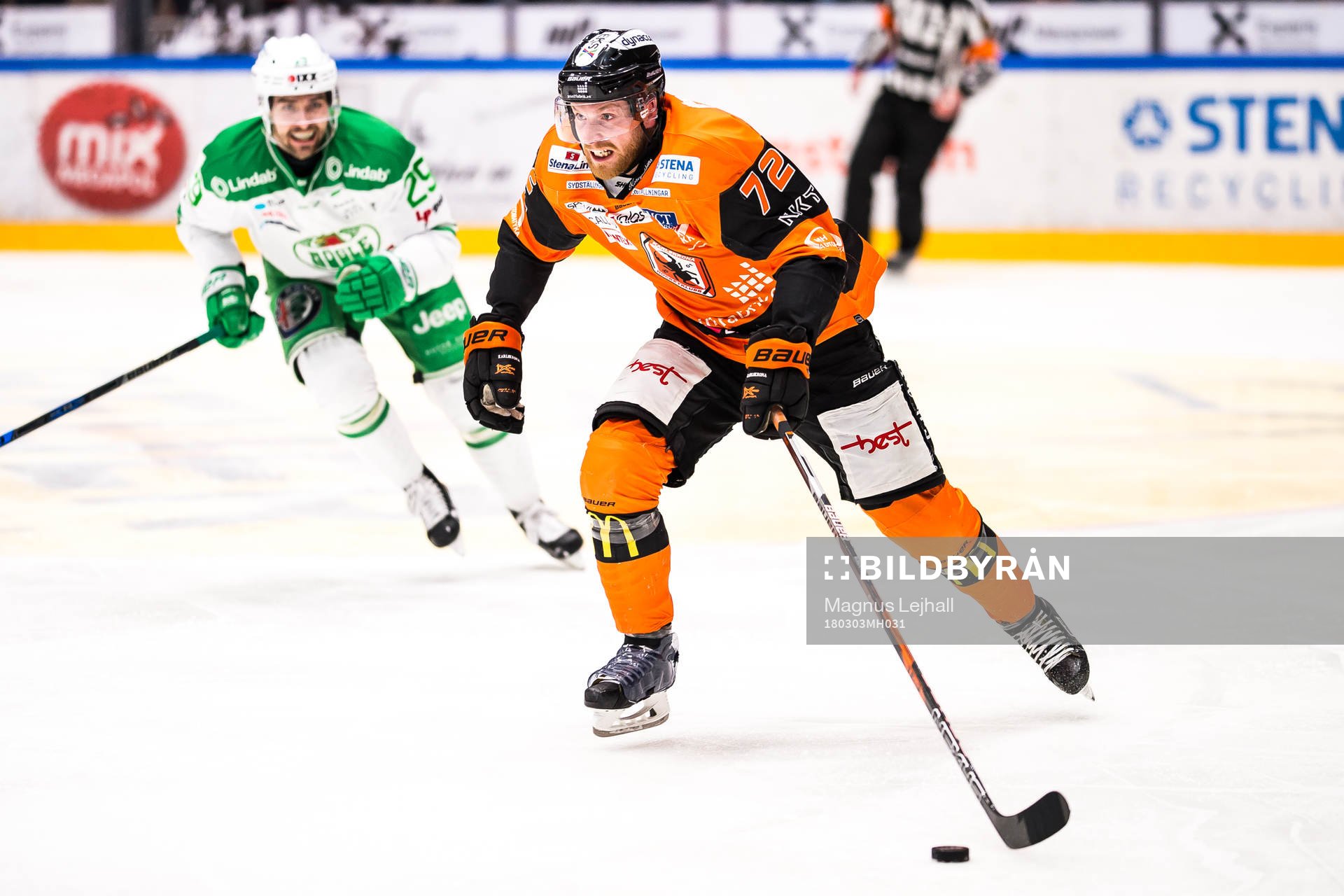 Karlskronas Joachim Rohdin och Rögles Ludvig Elvenes