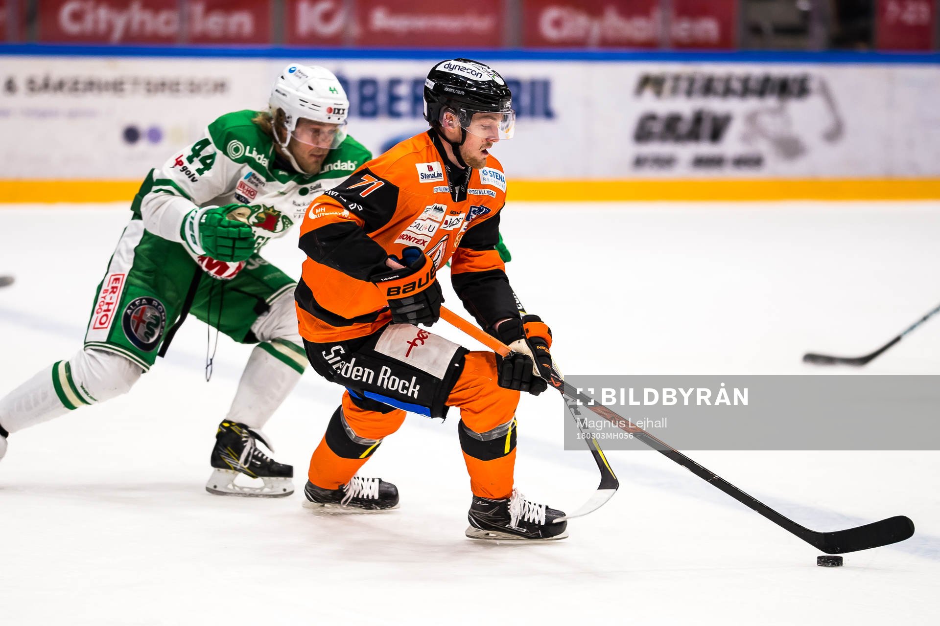 Rögles Olle Liss  och Karlskronas Joseph Jonsson