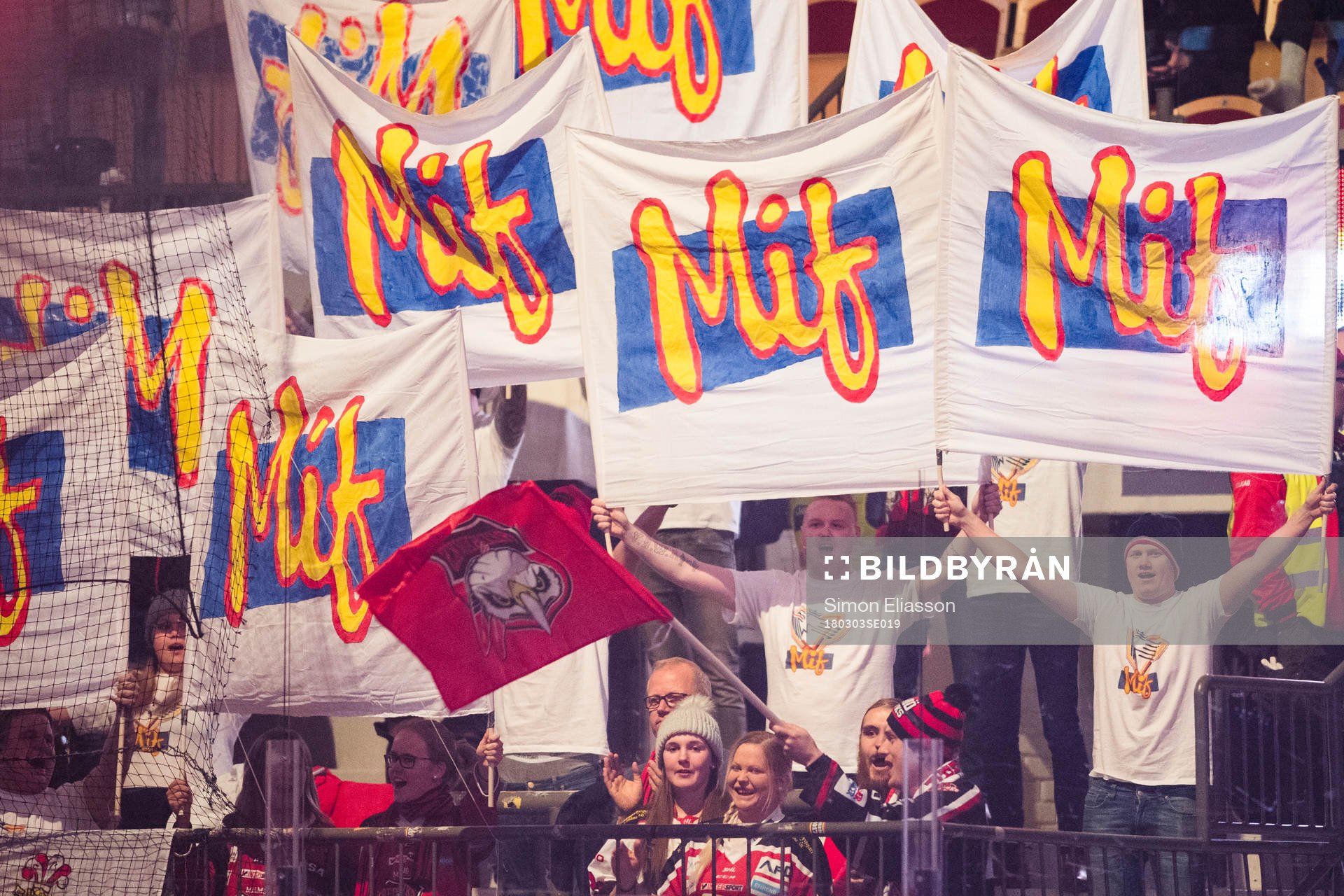 Malmö Redhawks supportrar