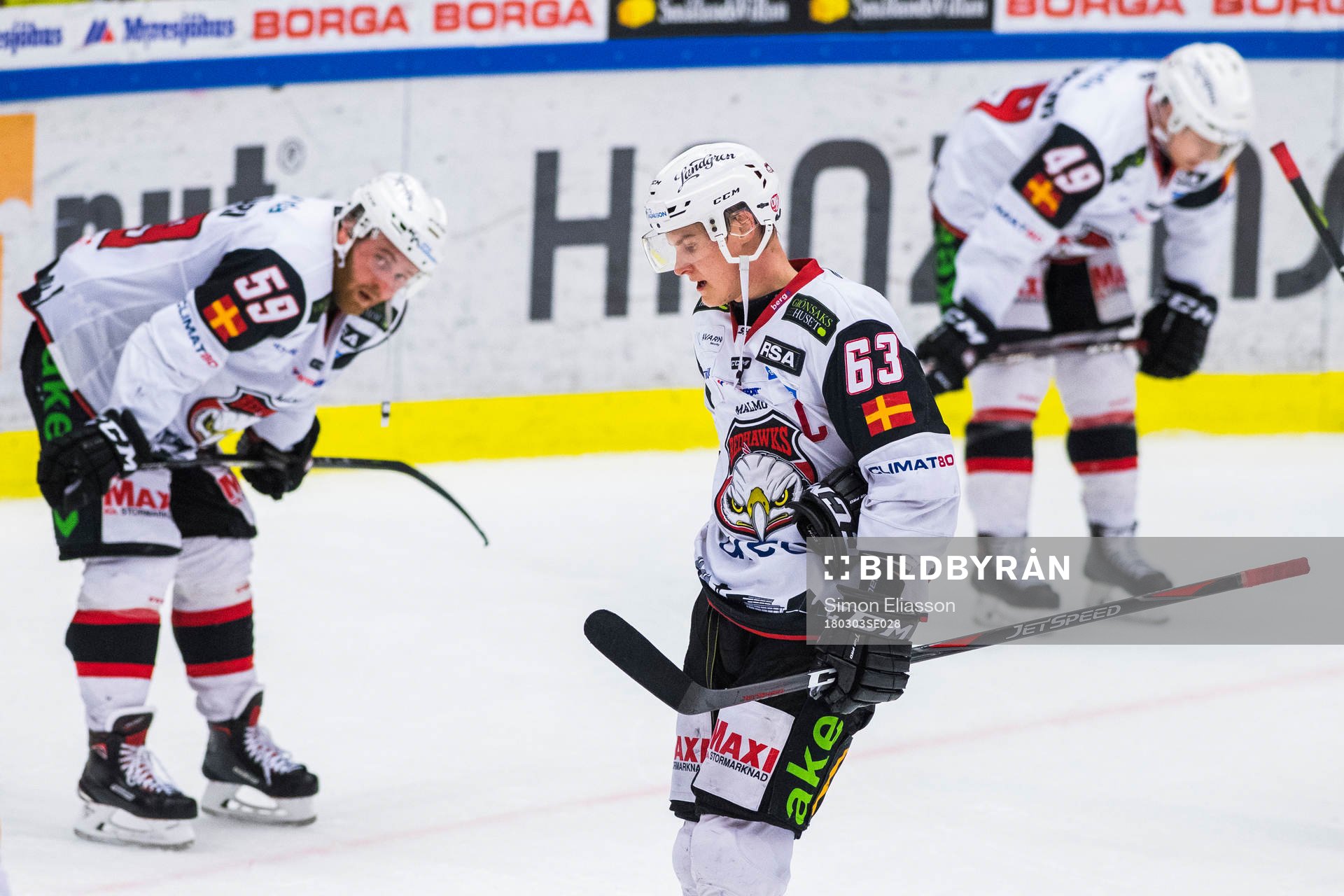 Malmö Redhawks Fredrik Händemark deppar