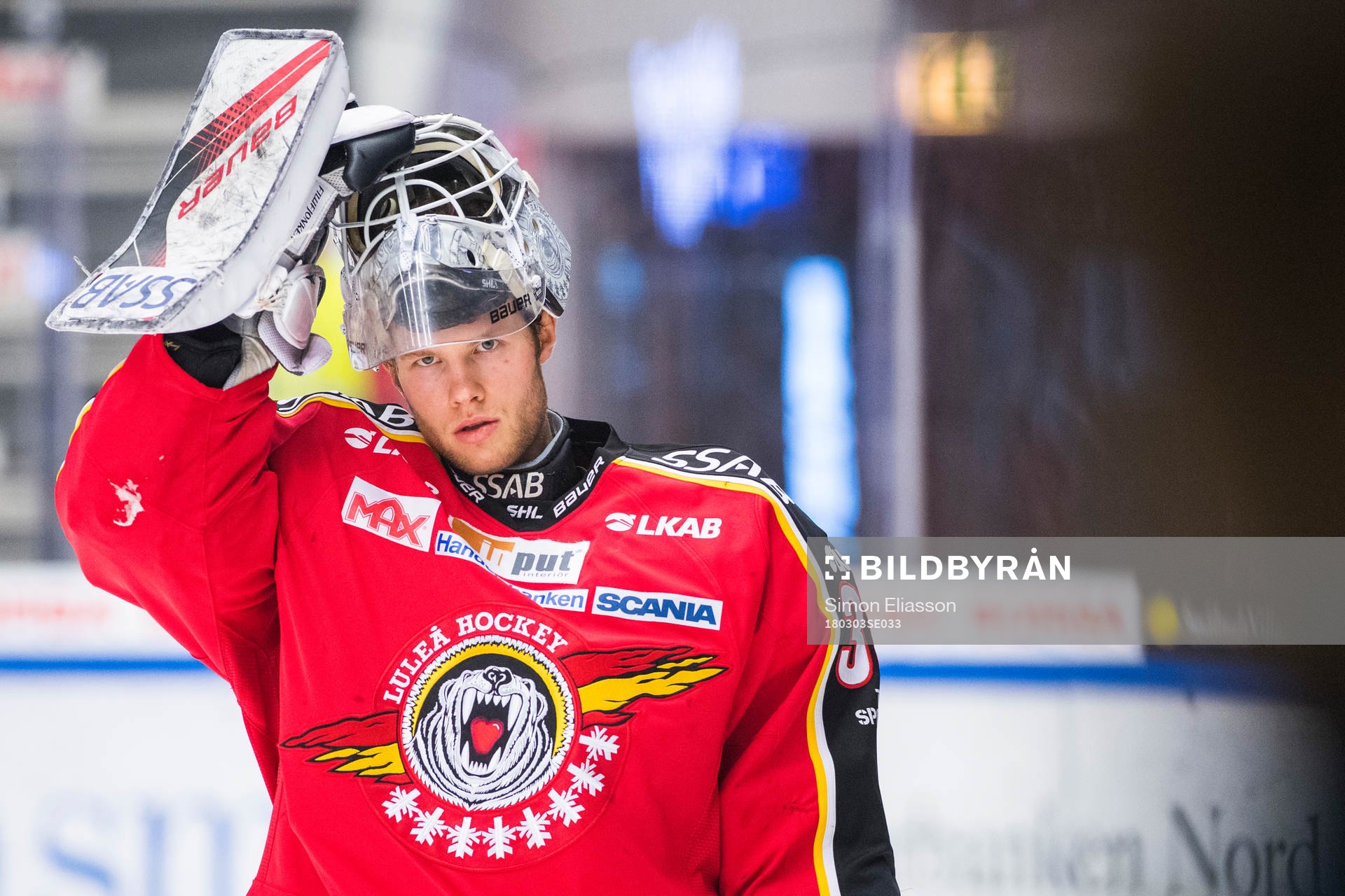 Luleås målvakt Filip Gustavsson