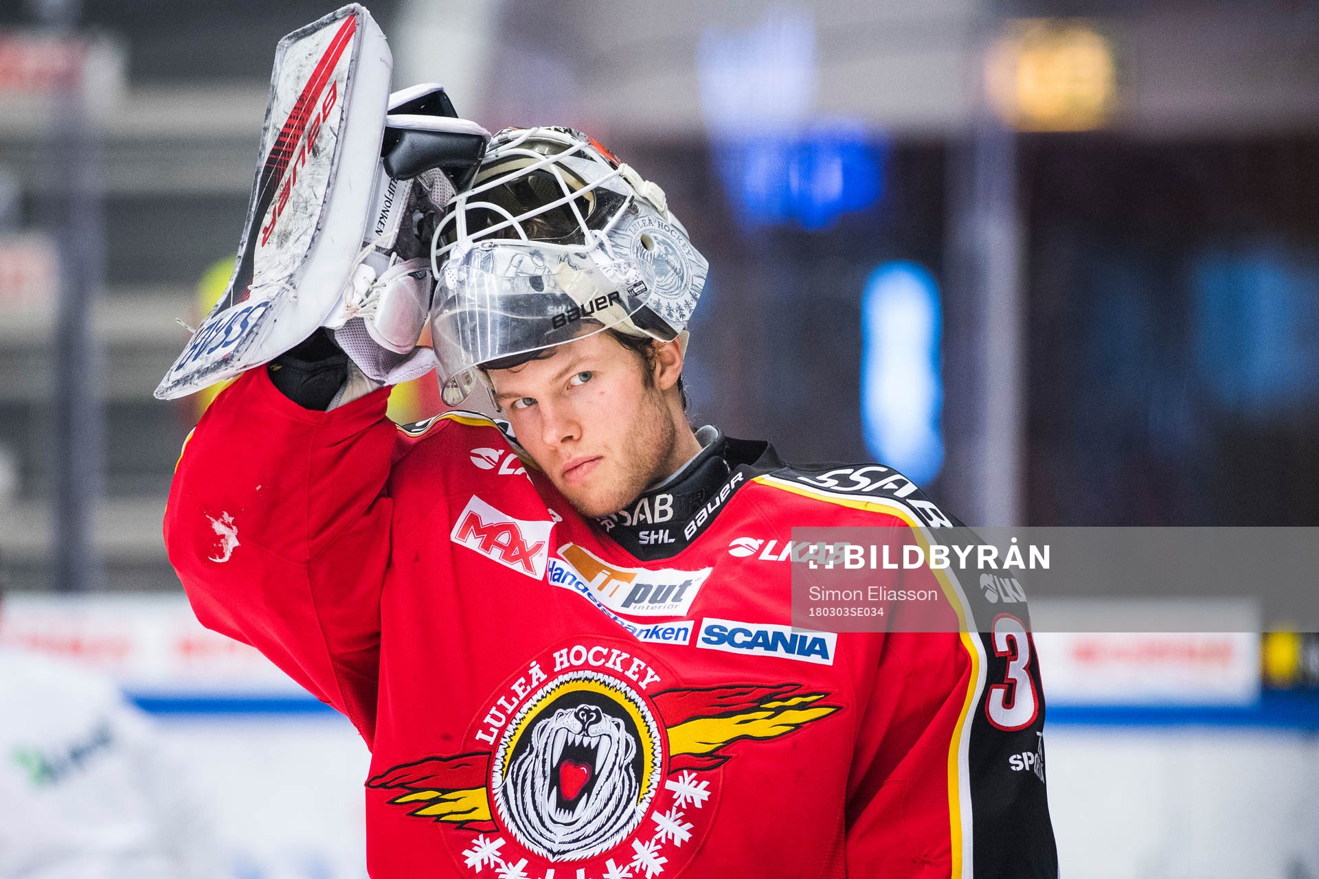 Luleås målvakt Filip Gustavsson