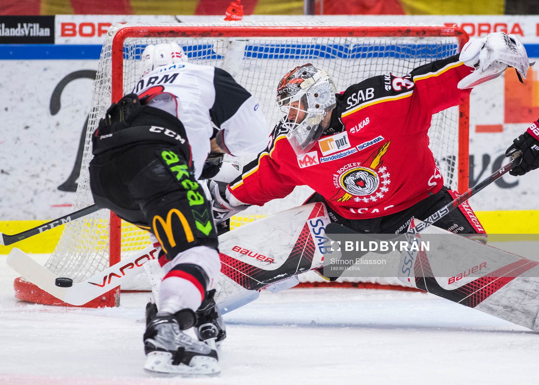 Luleås målvakt Filip Gustavsson