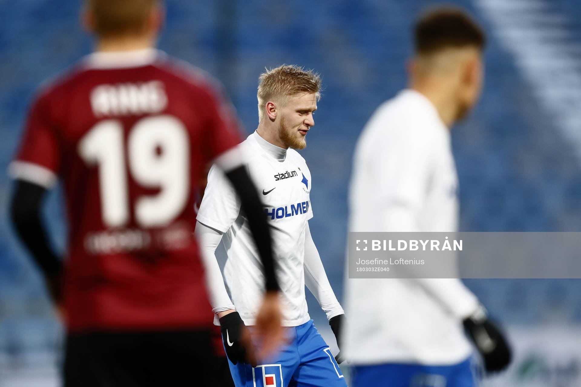 Norrköpings Karl Holmberg och Jordan Larsson deppar