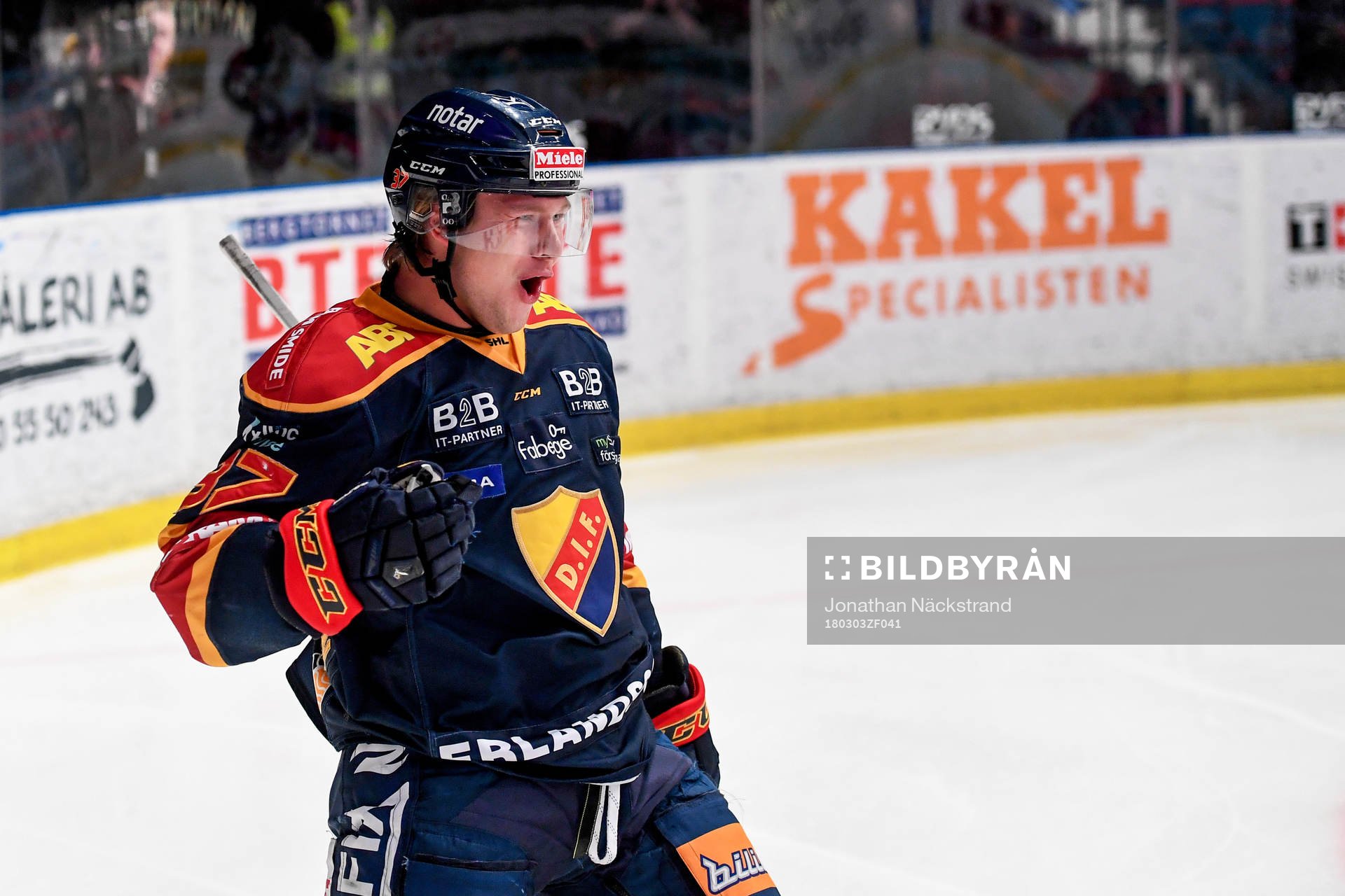 Djurgårdens Jesper Pettersson jublar