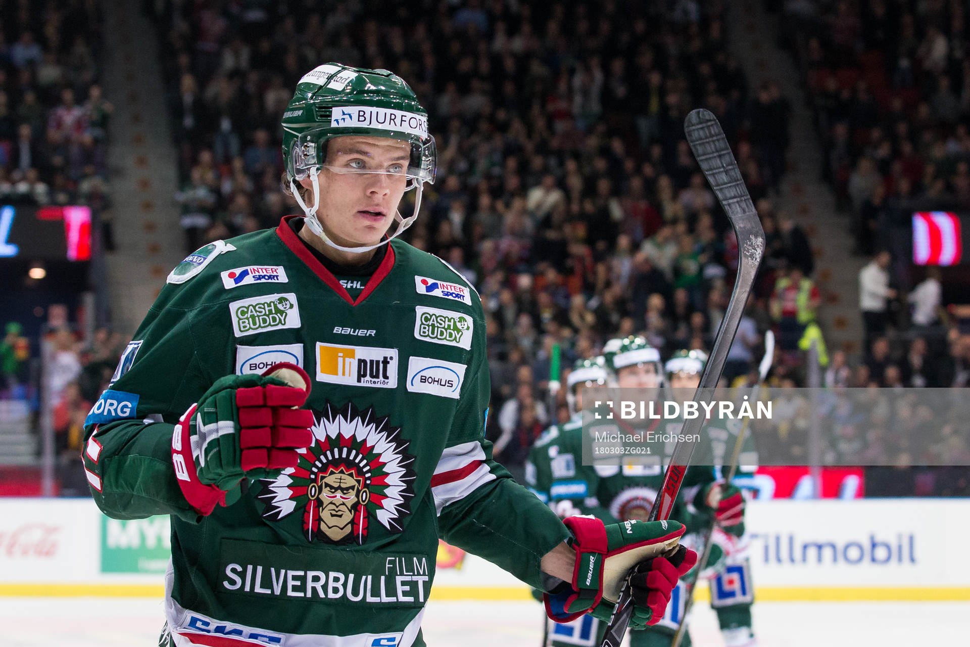 Frölundas Victor Olofsson jublar
