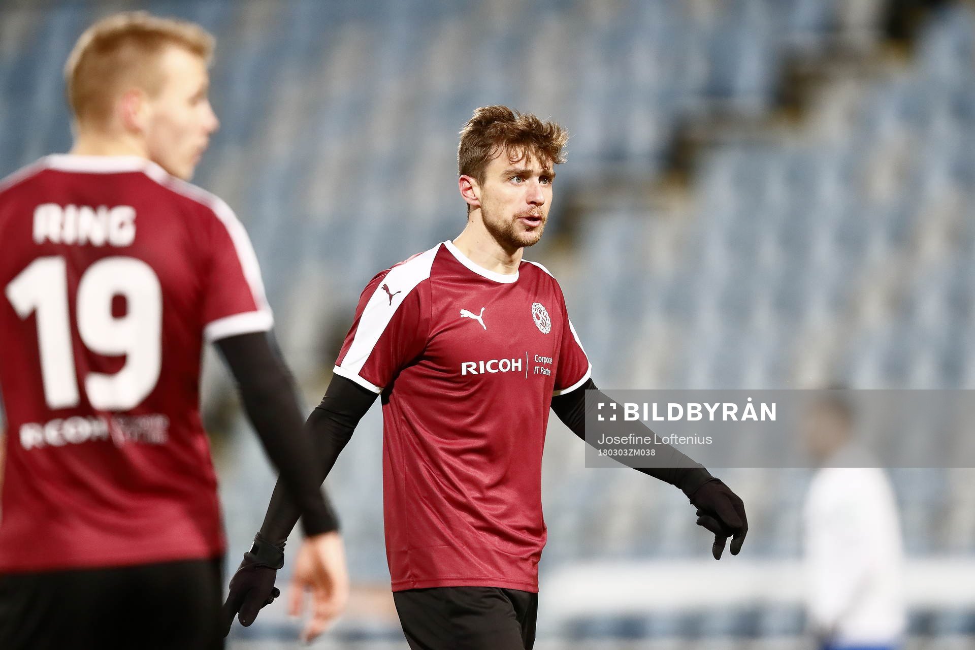 Örebros Filip Rogic under fotbollsmatchen i Svenska Cupen mellan IFK Norrköping och Örebro den 3 mars 2018 i Norrköping. 