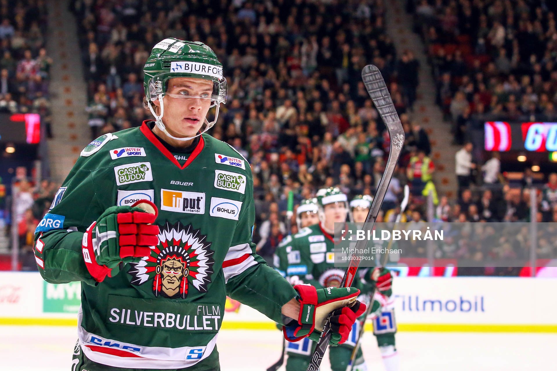 Frölundas Victor Olofsson jublar