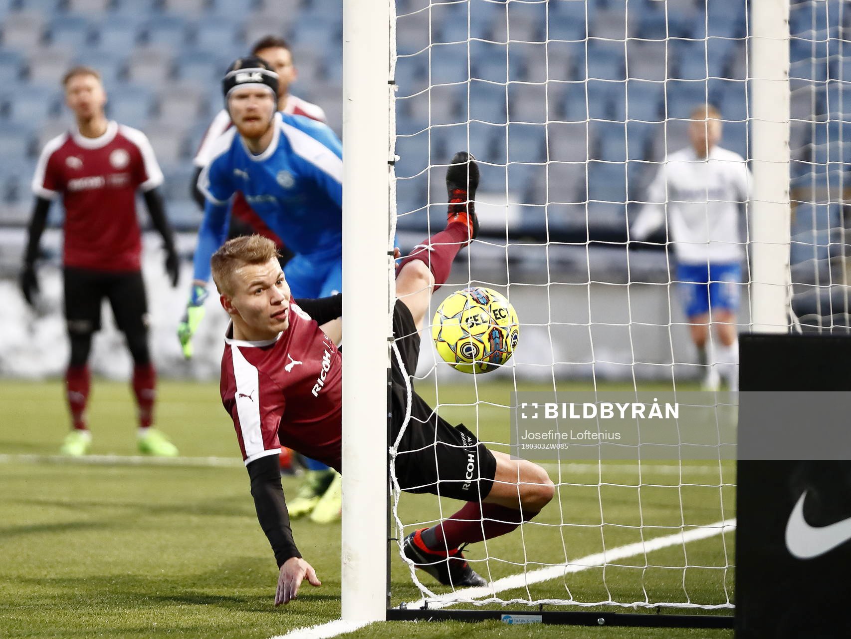 Norrköpings Karl Holmberg gör mål 2-1 på Örebros
